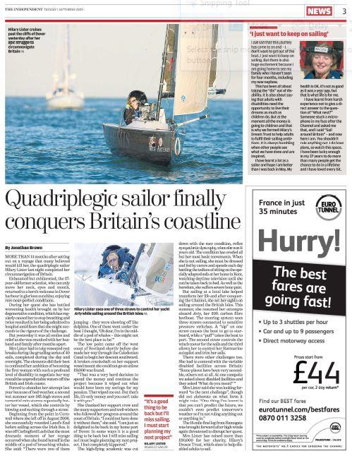 The Independent on 1 September 2009