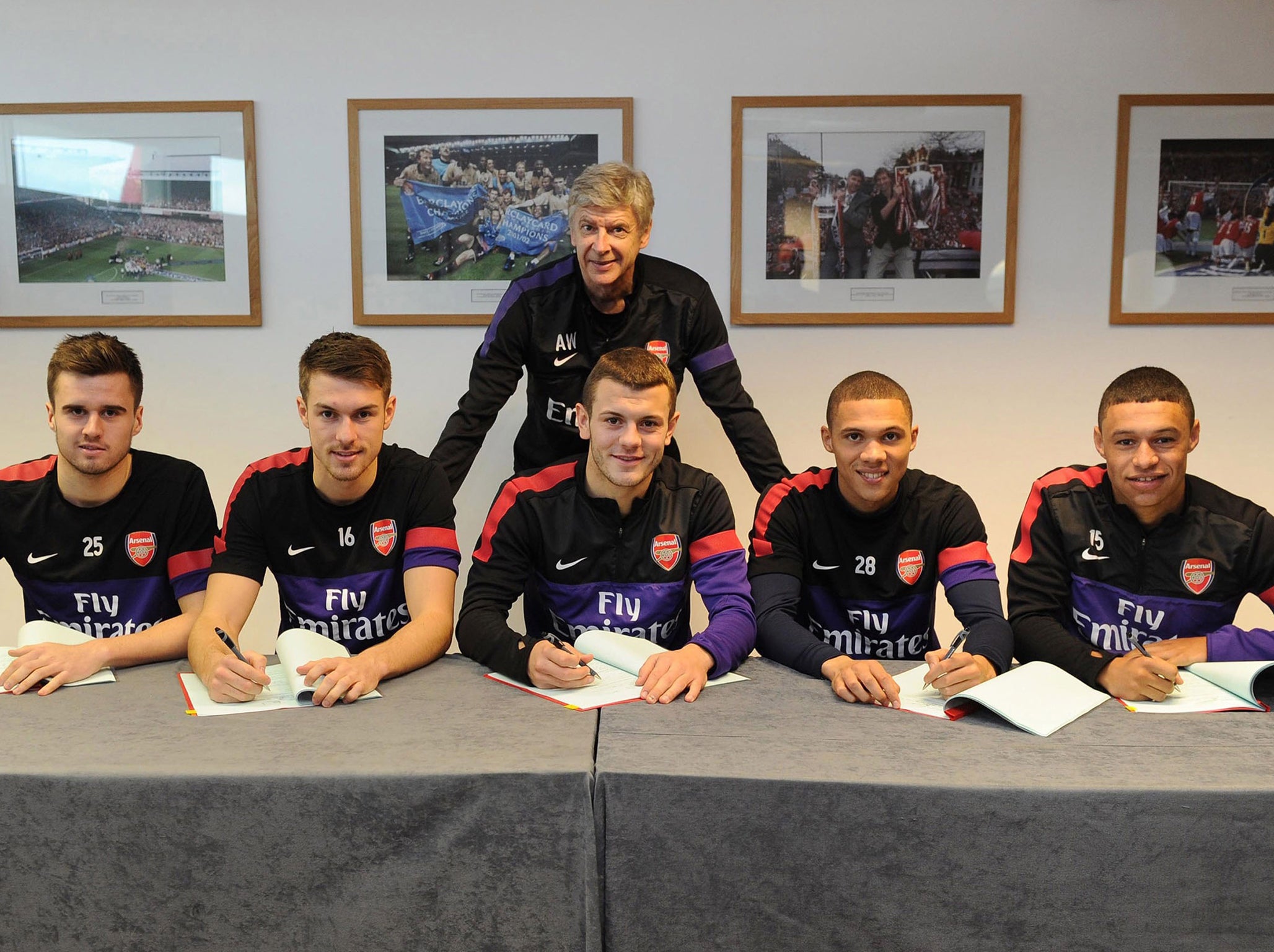 Arsenal's 'British core'