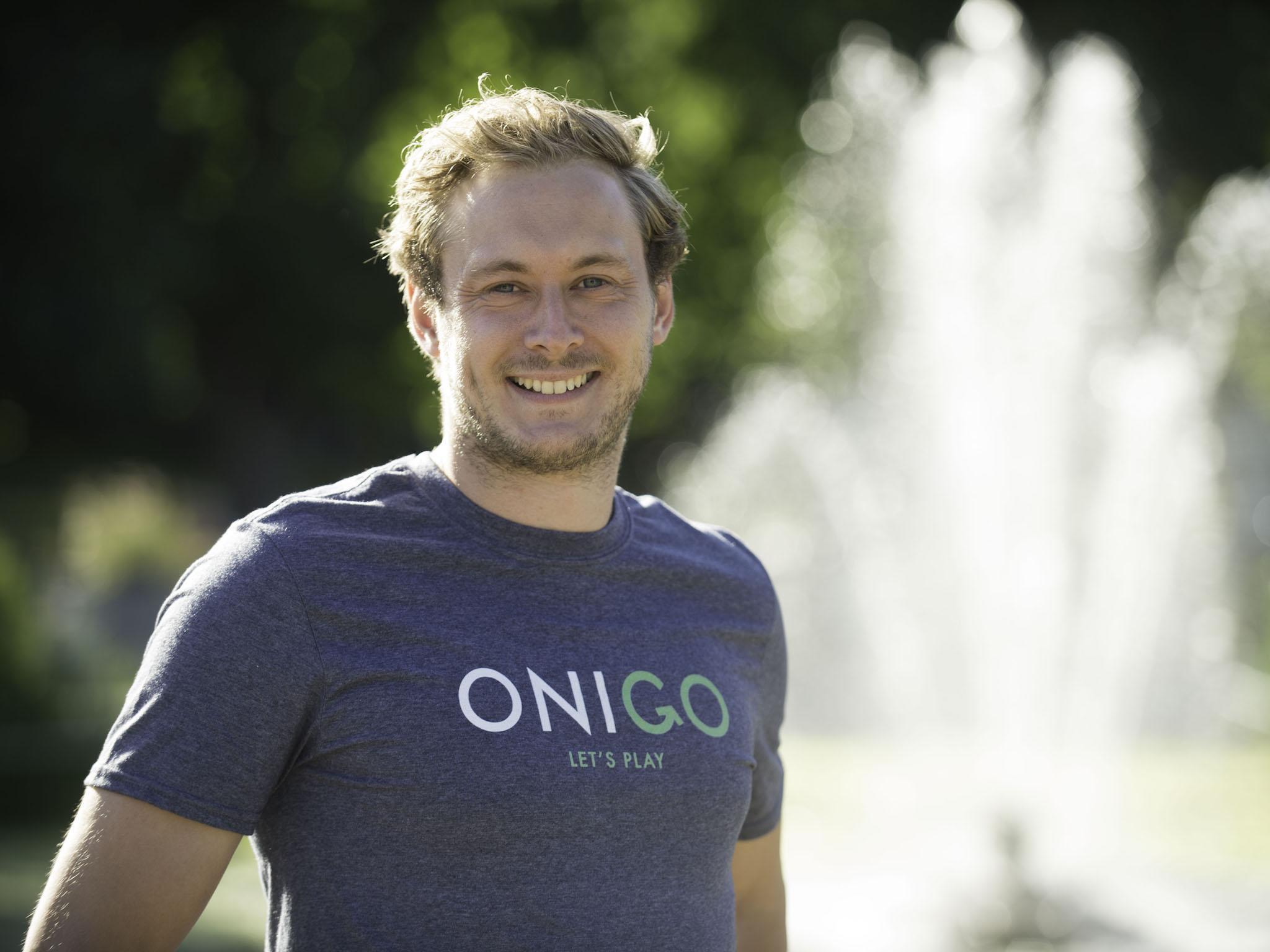 Alex Stanley came up with the idea for Onigo to encourage people to get active and make new friends