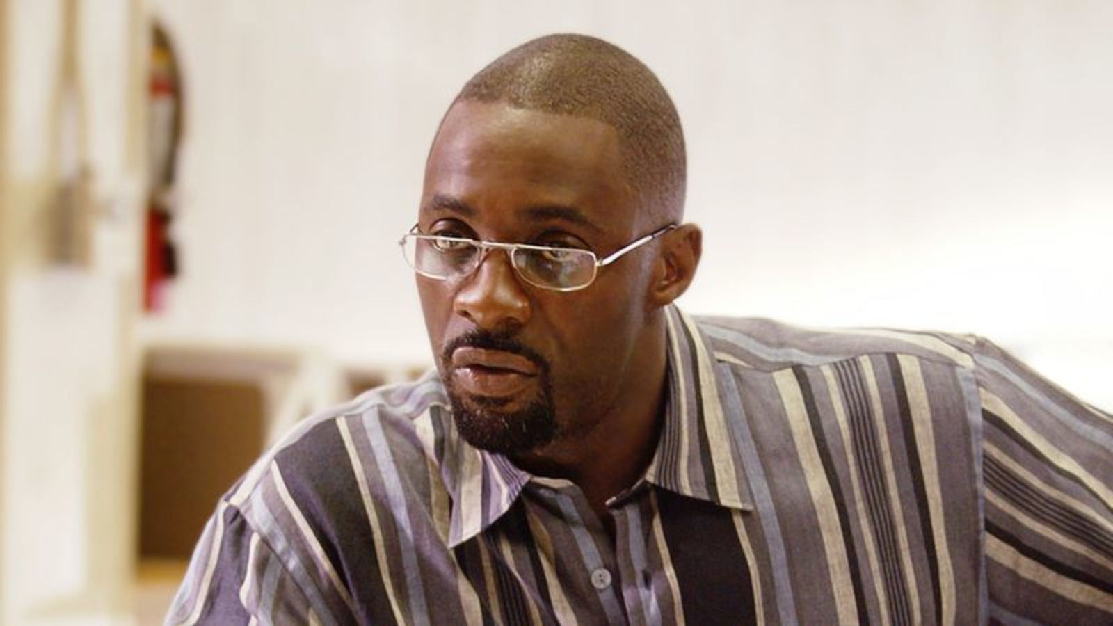 Drug kingpin: Elba as Stringer Bell in 'The Wire'