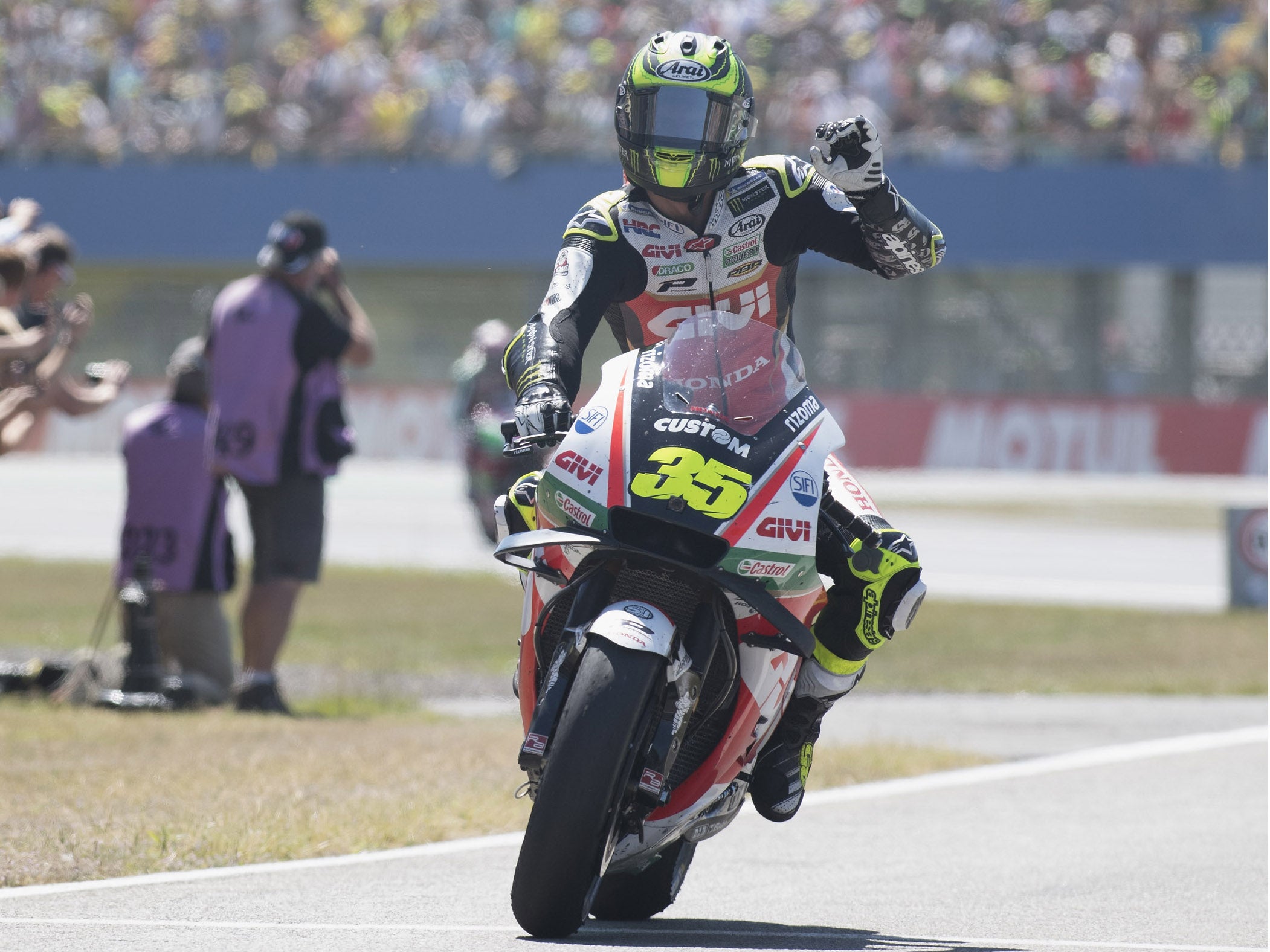 Crutchlow made history two years ago in Brno and is hoping to do so again at Silverstone