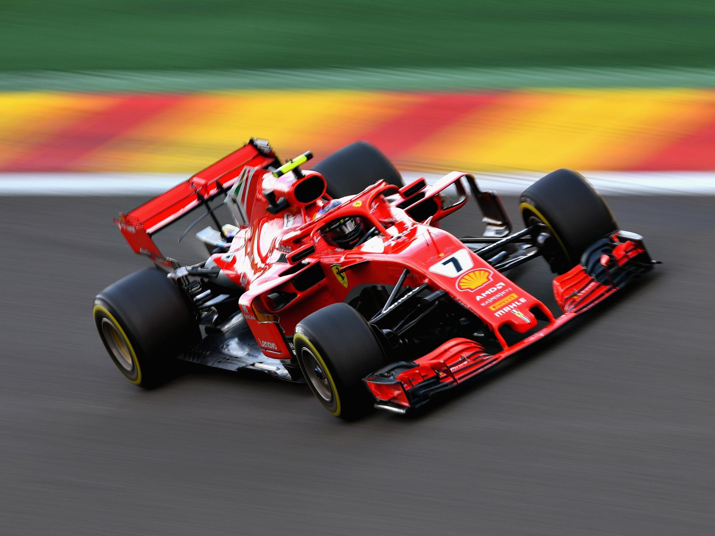 Kimi Raikkonen was fastest in second practice