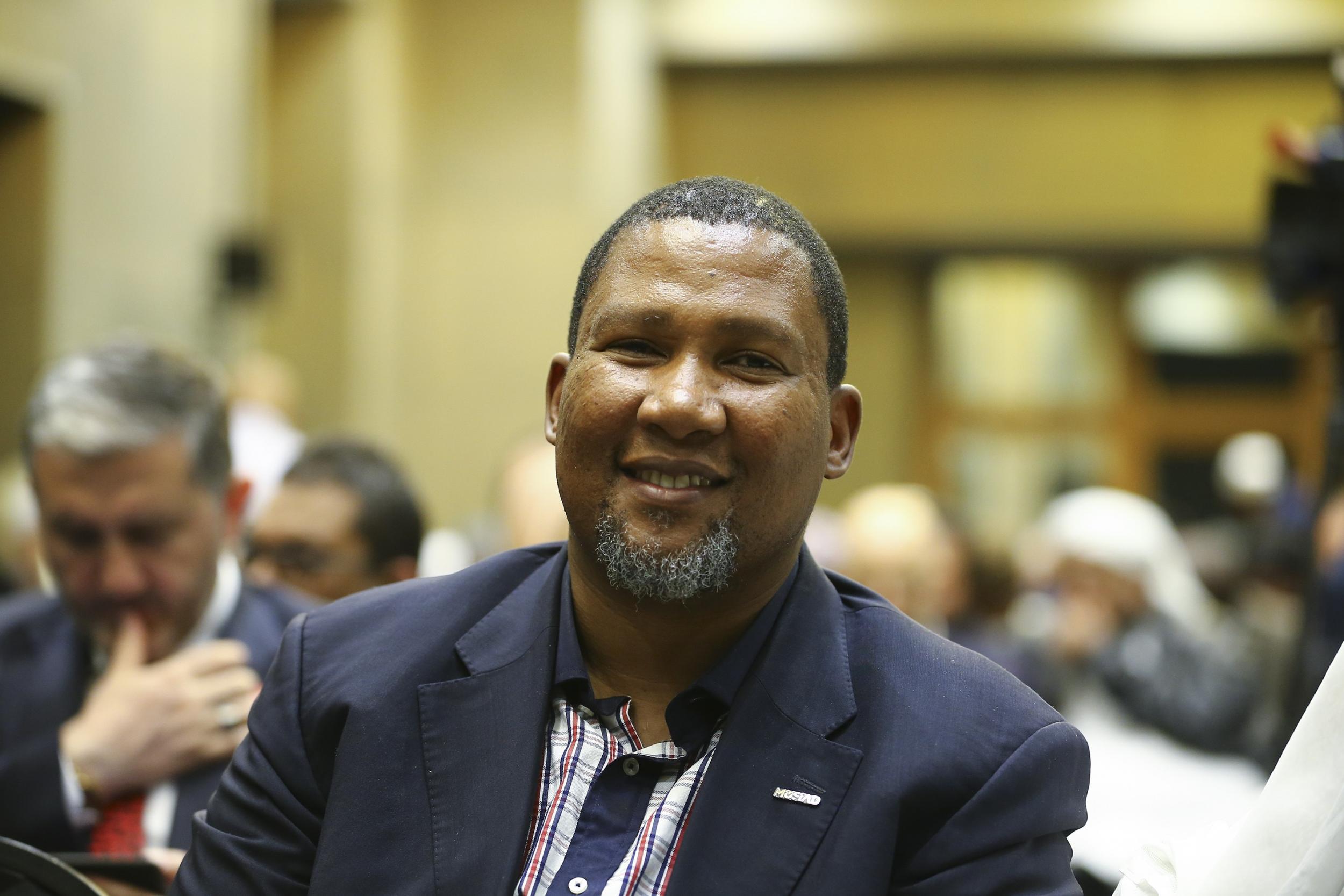 Nelson Mandela's grandson Mandla Mandela attends an event in Johannesburg, South Africa