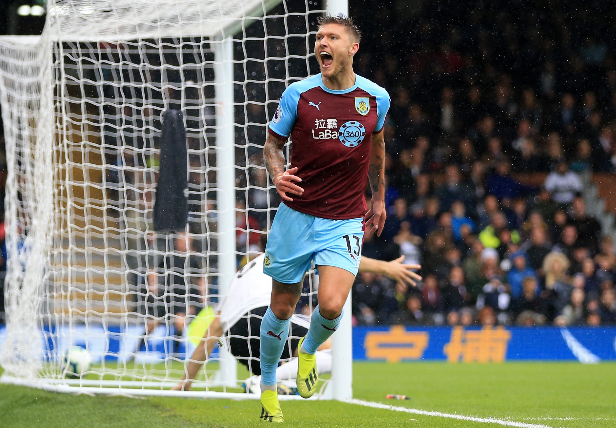 Jeff Hendrick drew Burnley level after 10 minutes