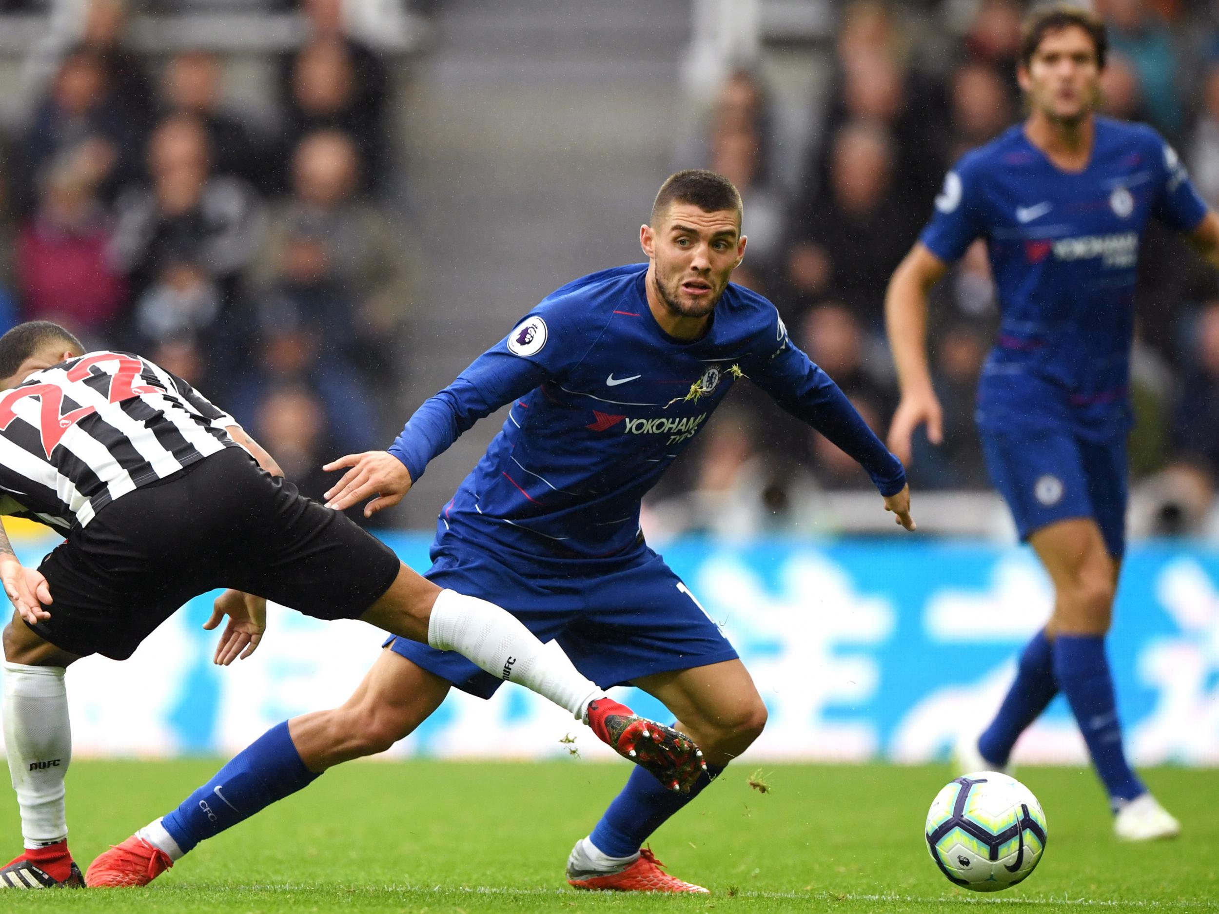 Kovacic started his first game for Chelsea in place of Barkley