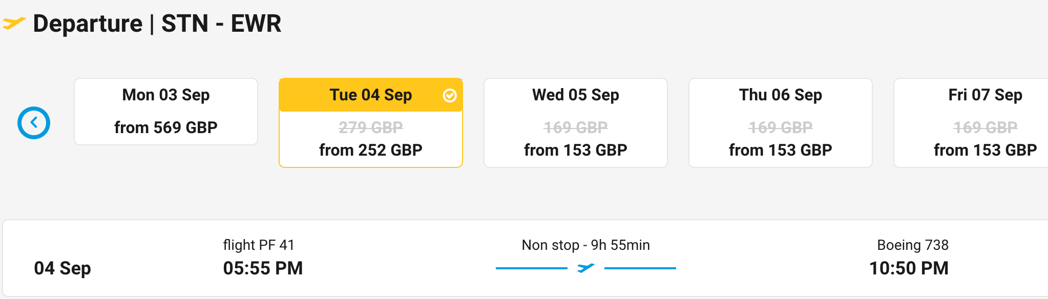 High hopes: a screengrab from the Primera Air website