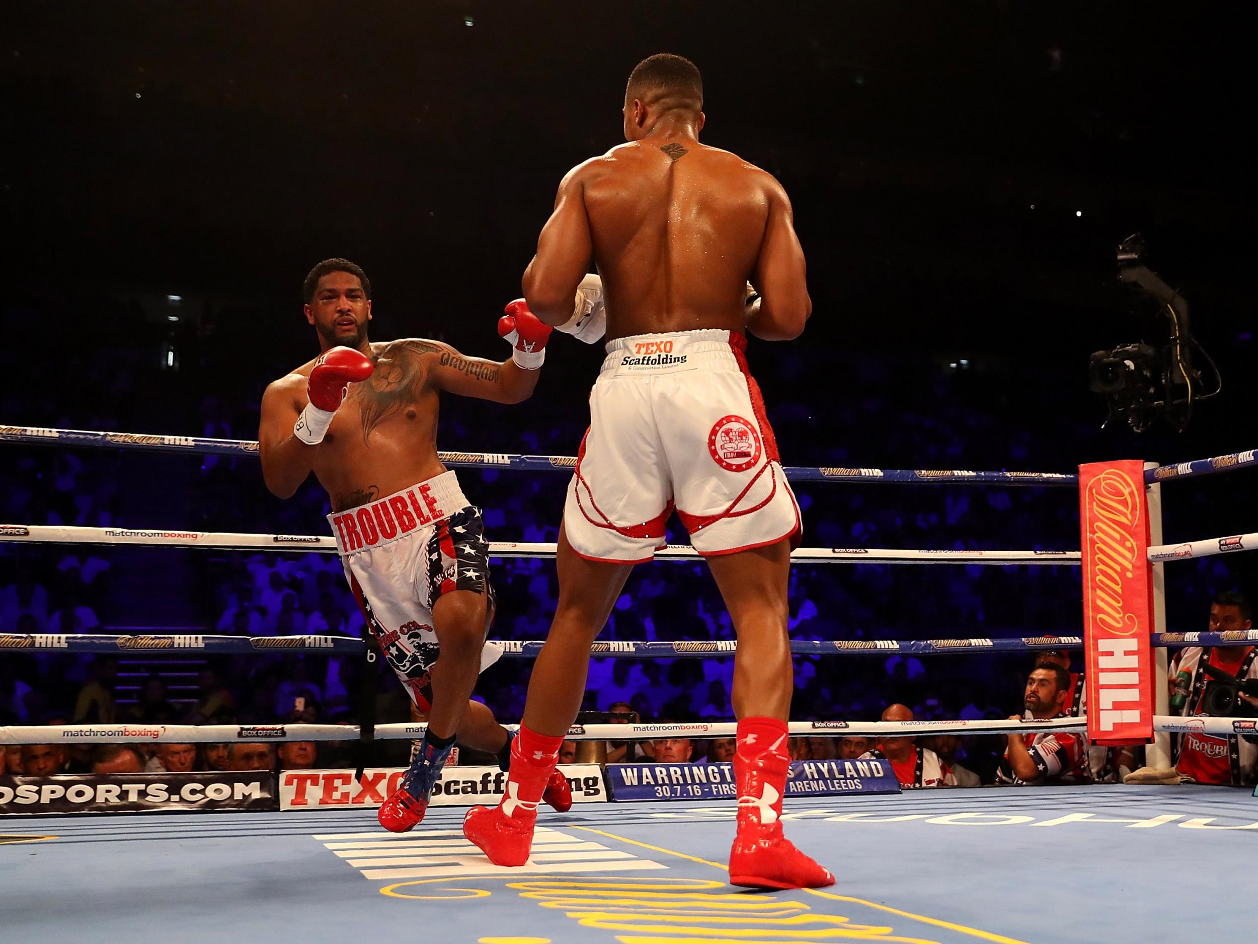 Joshua beat Breazeale in seven rounds in 2016