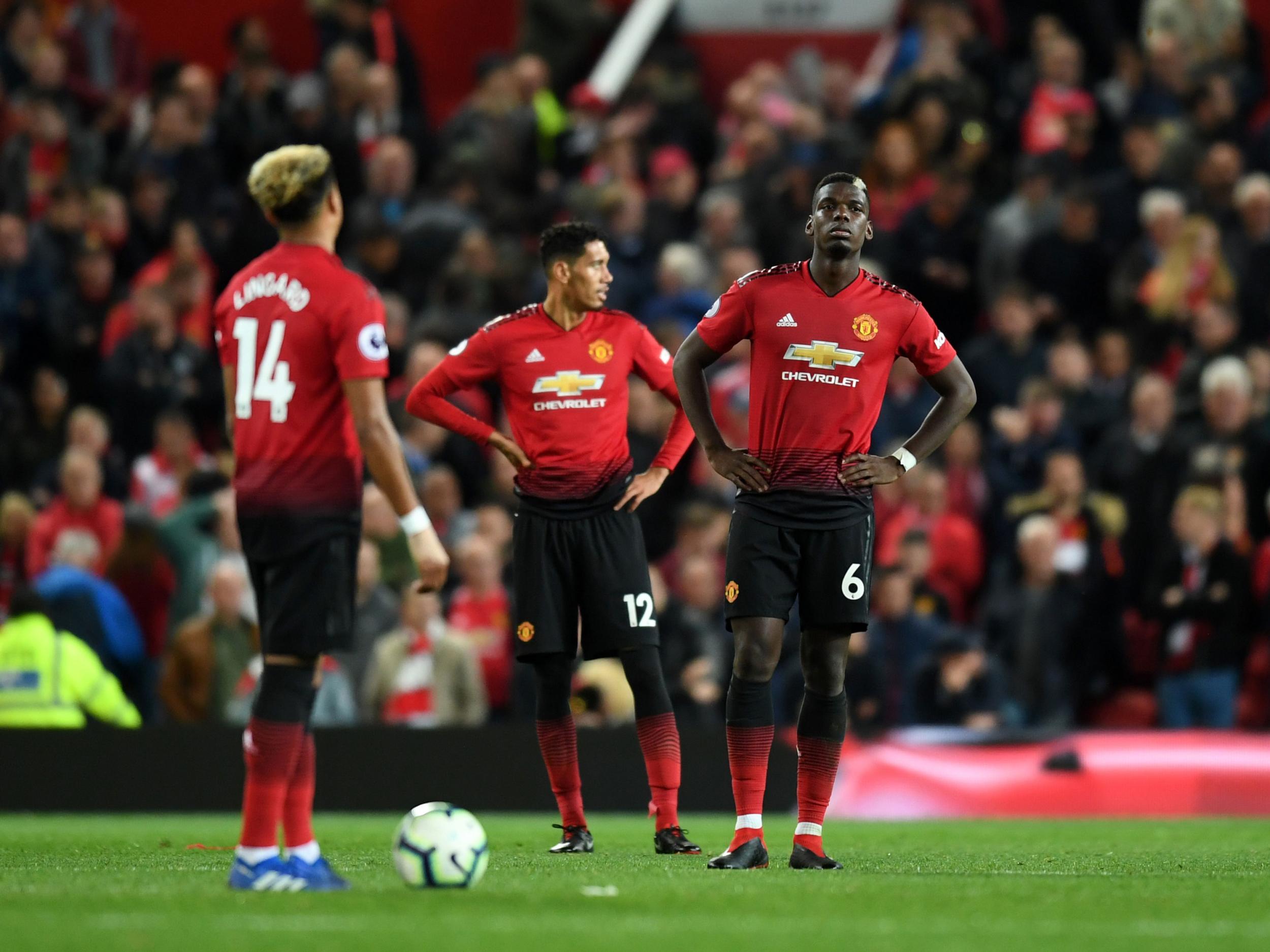 United were stunned by Tottenham’s second-half goals