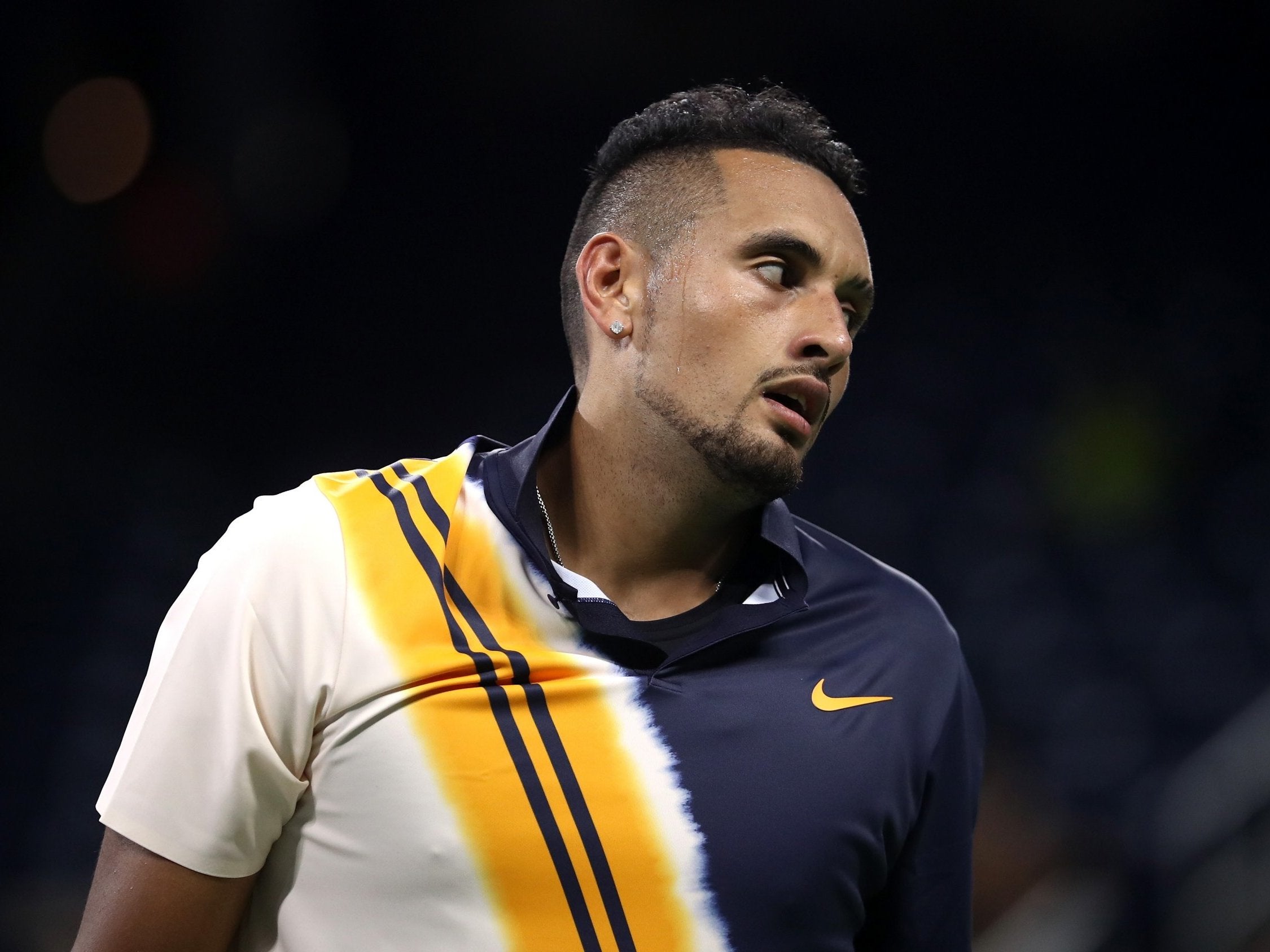 Nick Kyrgios fought back to win the match