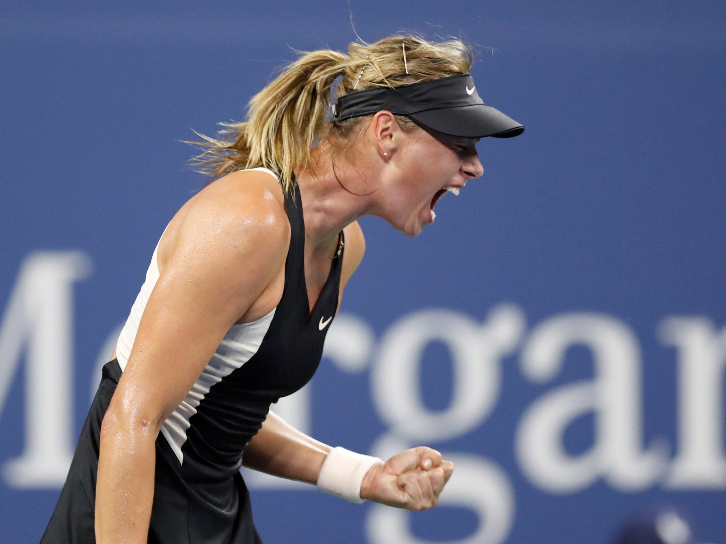 Sharapova has only played in two tournaments since the US Open last September