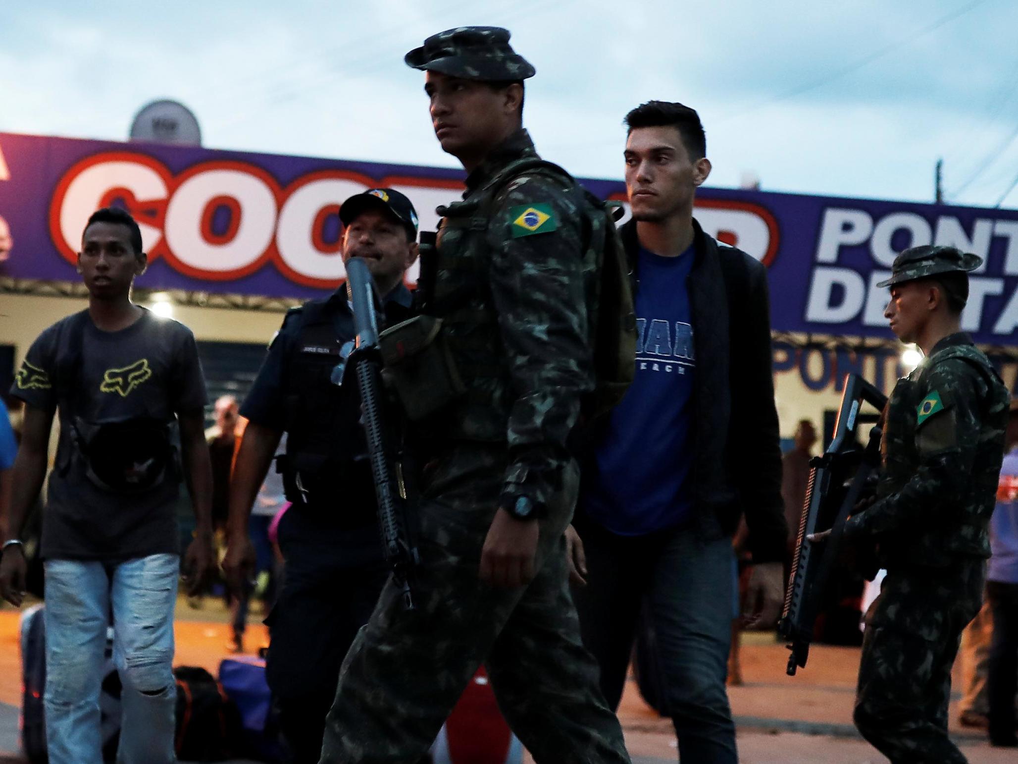 Brazilian soldiers will be deployed in Roraima state to restore order as Venezuelans continue to flee across the border