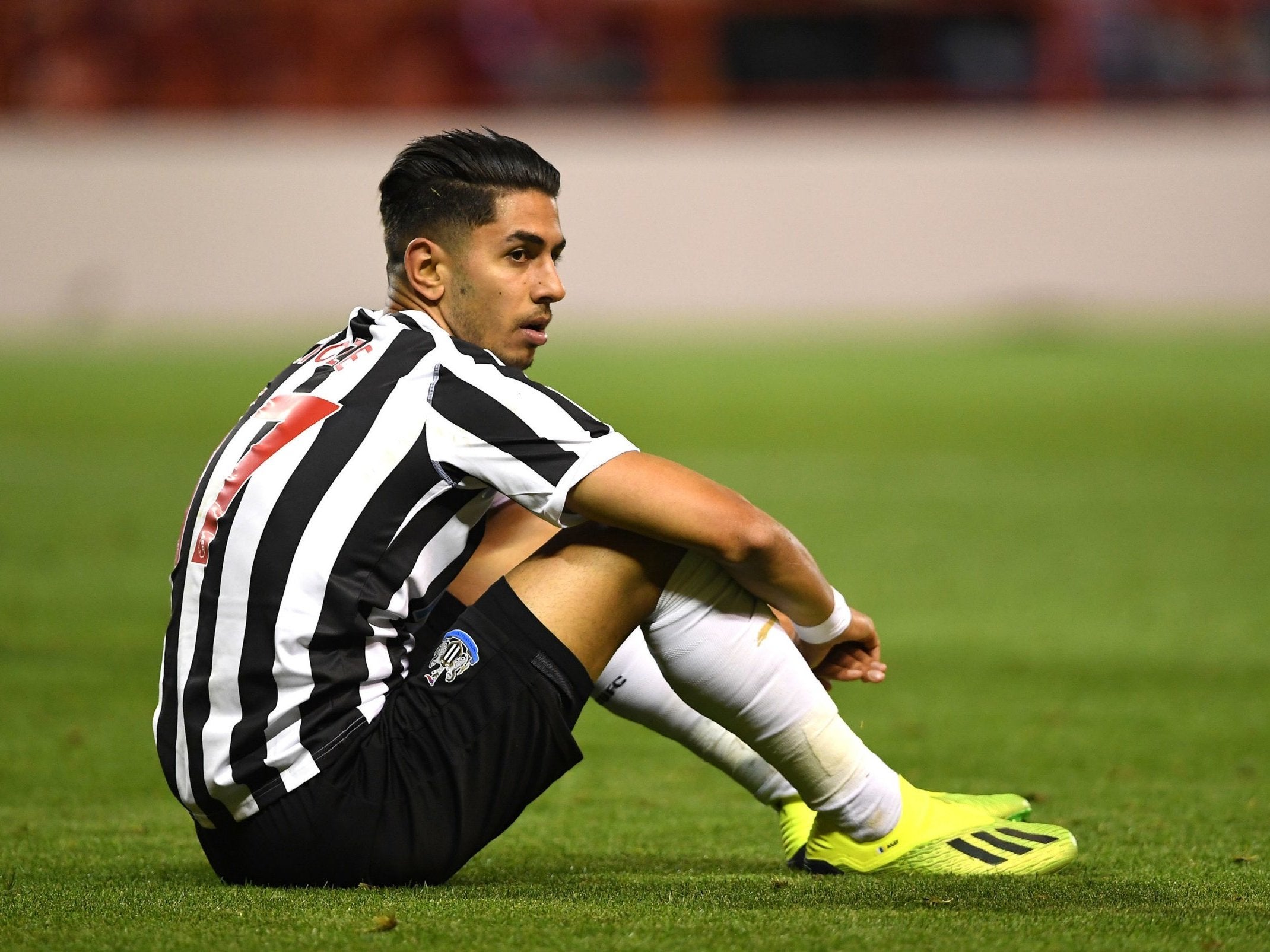 Ayoze Perez was deflated at full-time