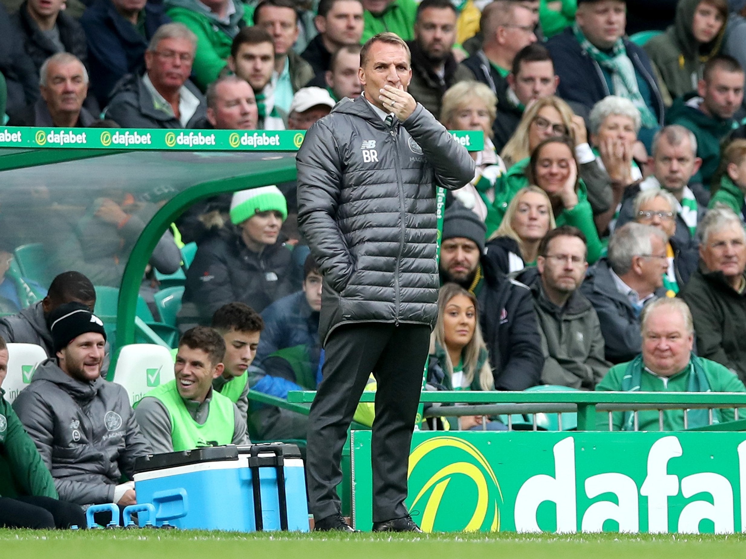 Celtic have not been as dominant this season under Rodgers