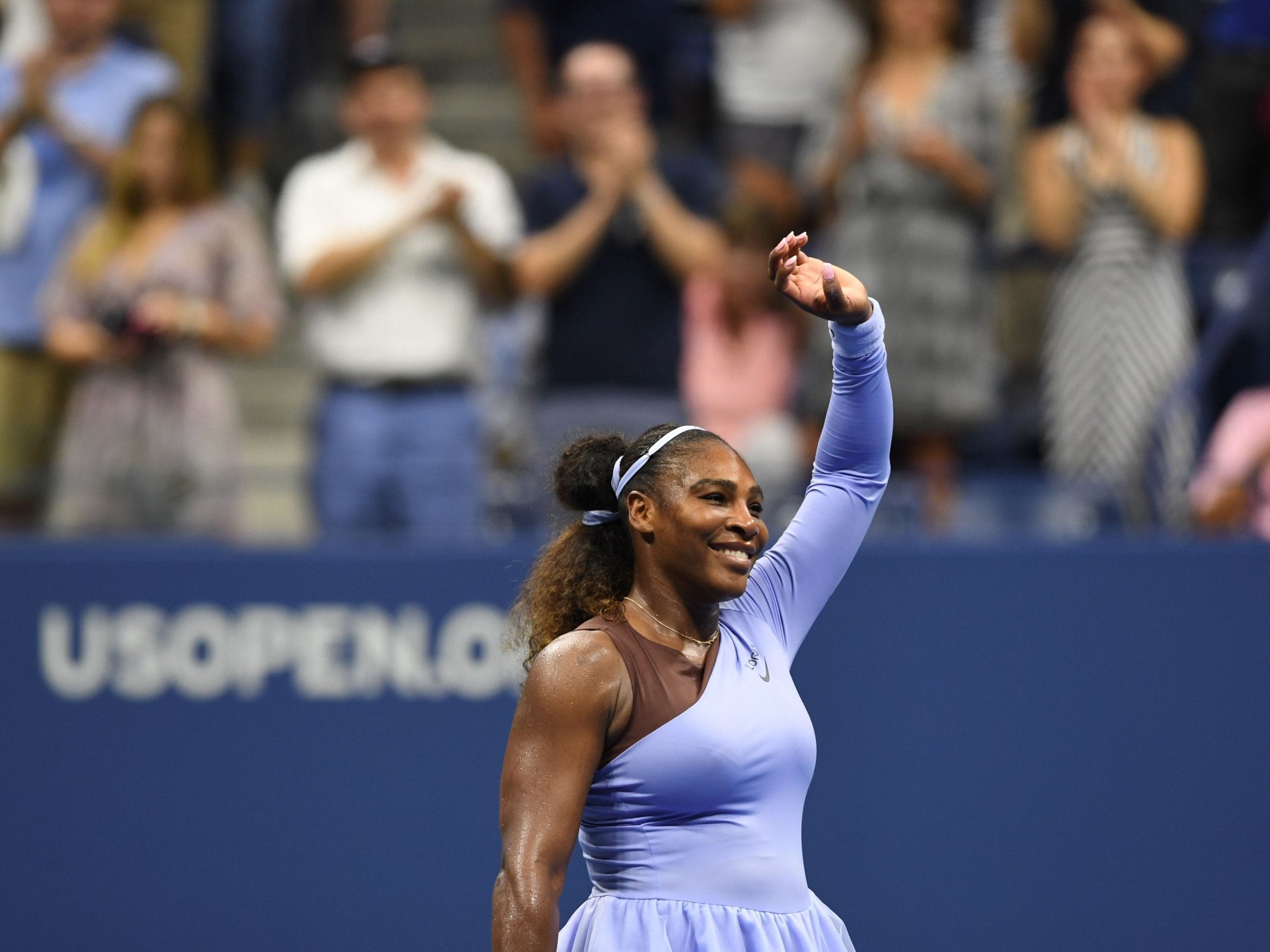 Serena Williams will now face sister Venus in the third round on Friday