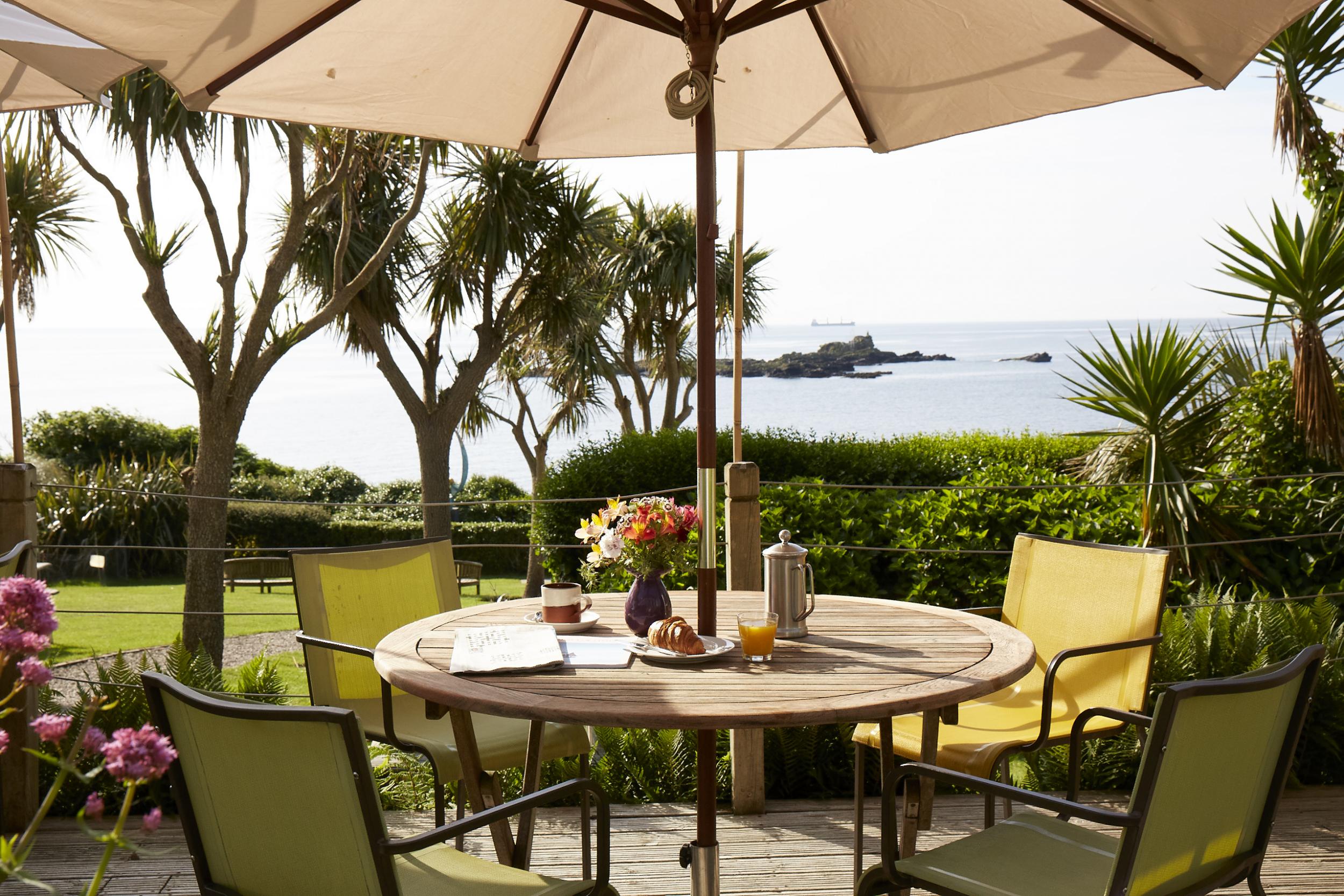 The Old Coastguard Hotel boasts stunning views of the ocean