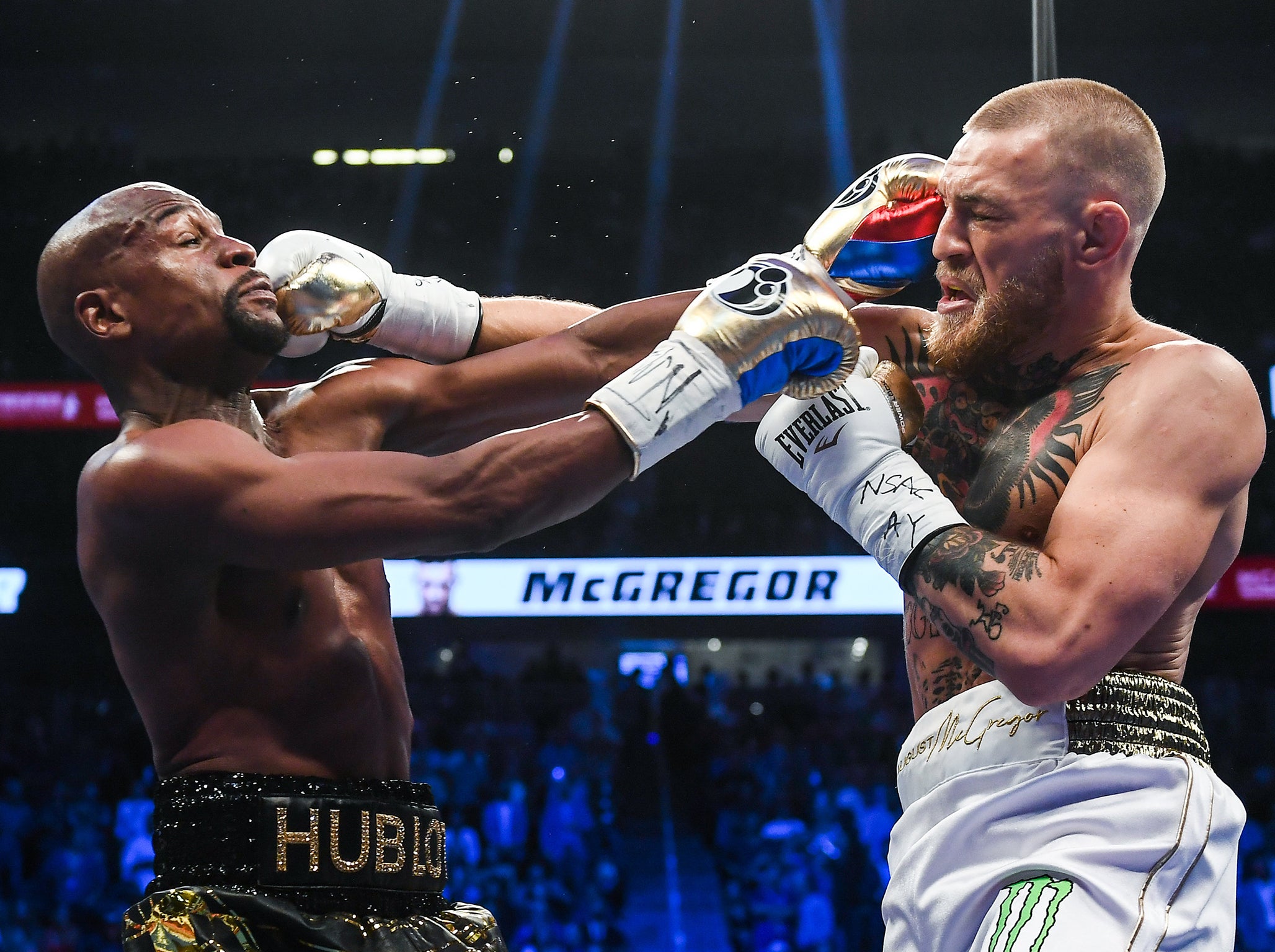 McGregor last fought in the boxing ring against Floyd Mayweather