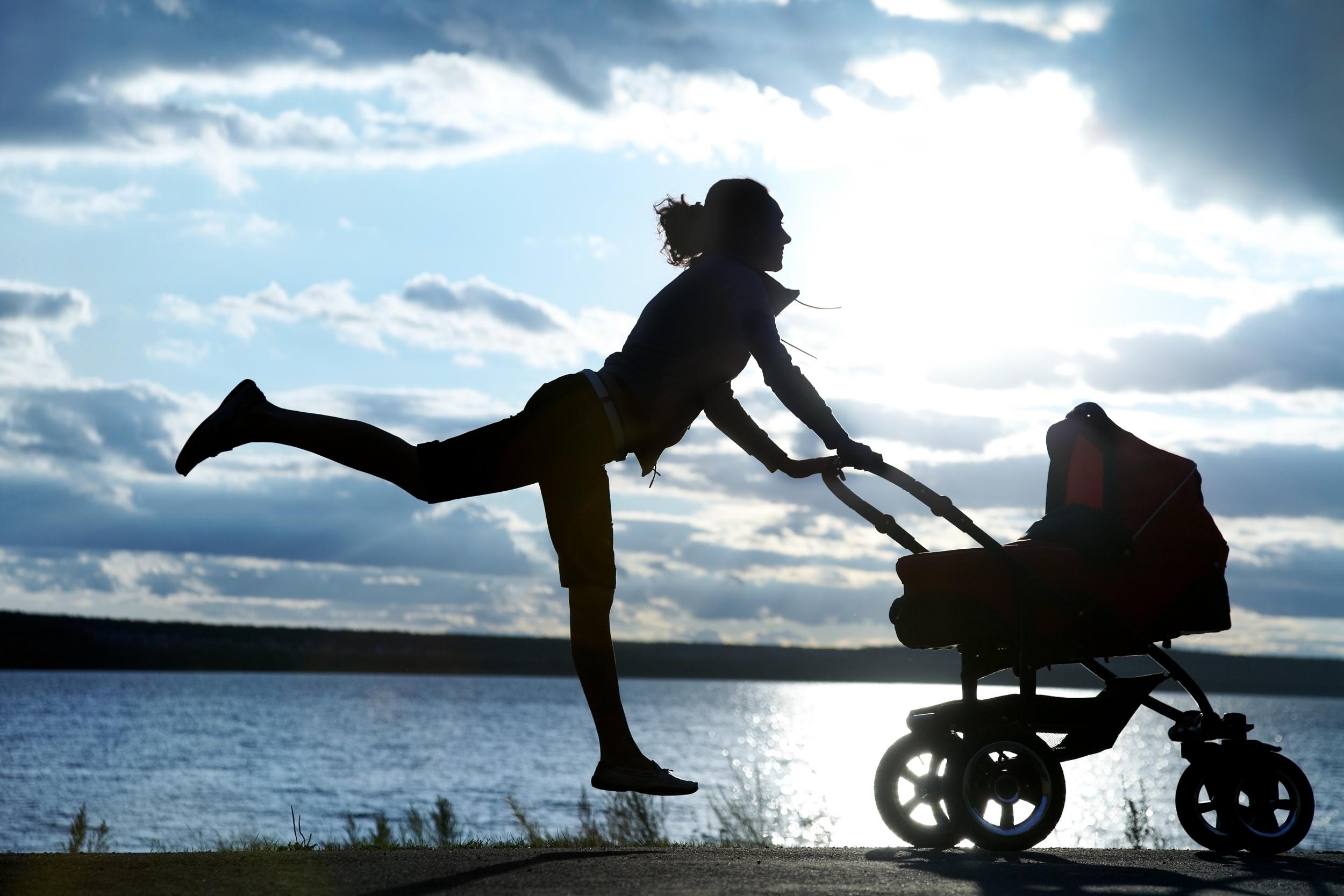 New research found that running with a stroller presents a trade-off