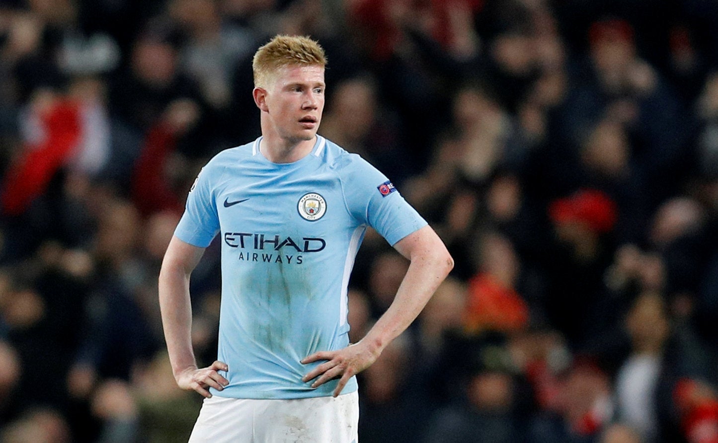 De Bruyne has not featured for City since their opening-day win over Arsenal