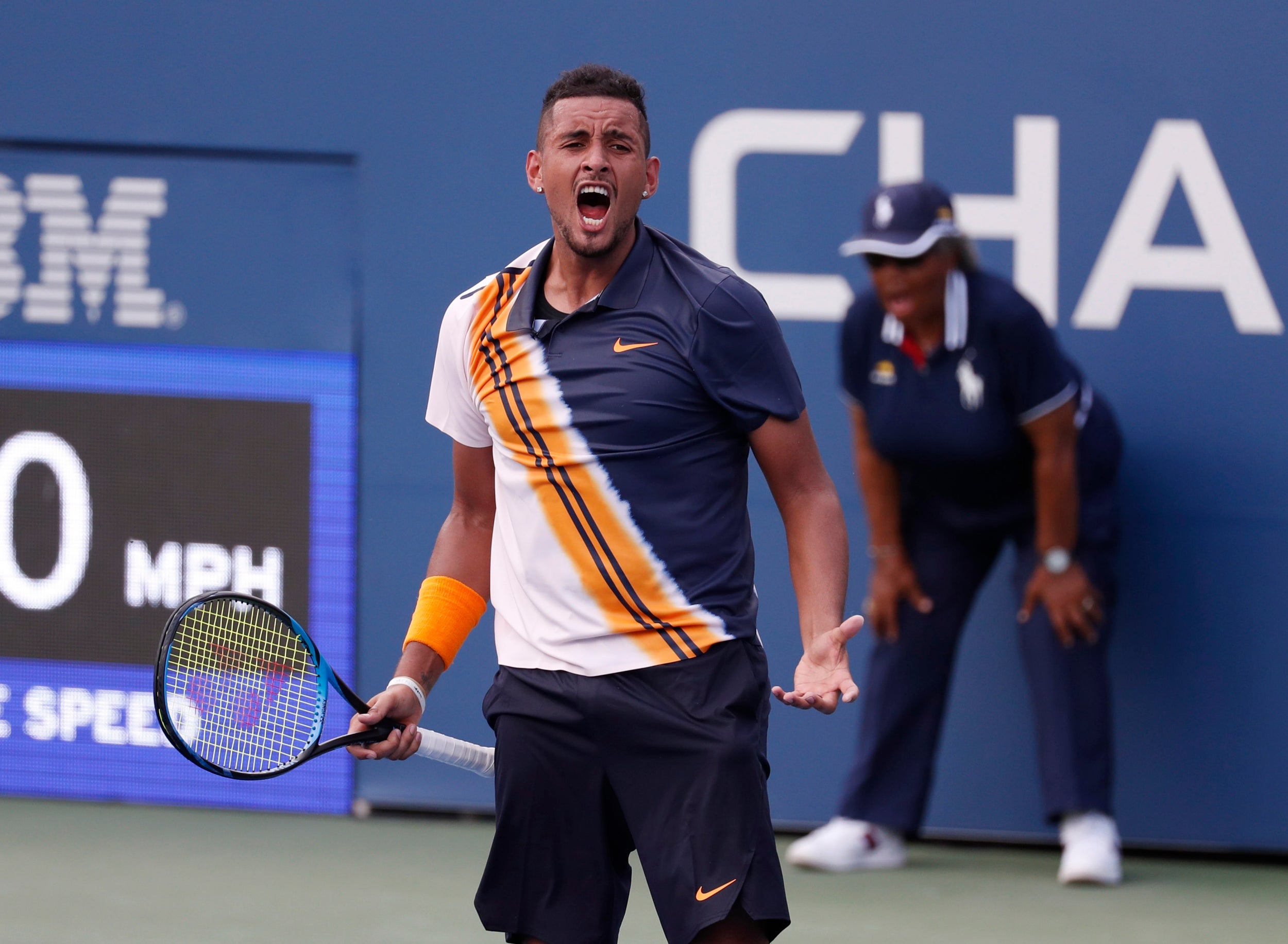 Kyrgios needed firing up to overcome Pierre-Hugues Herbert (USA Today Sports)