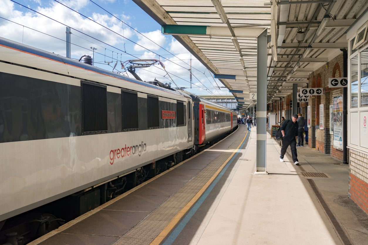 Greater Anglia used a wheelchair space to store the catering facilities