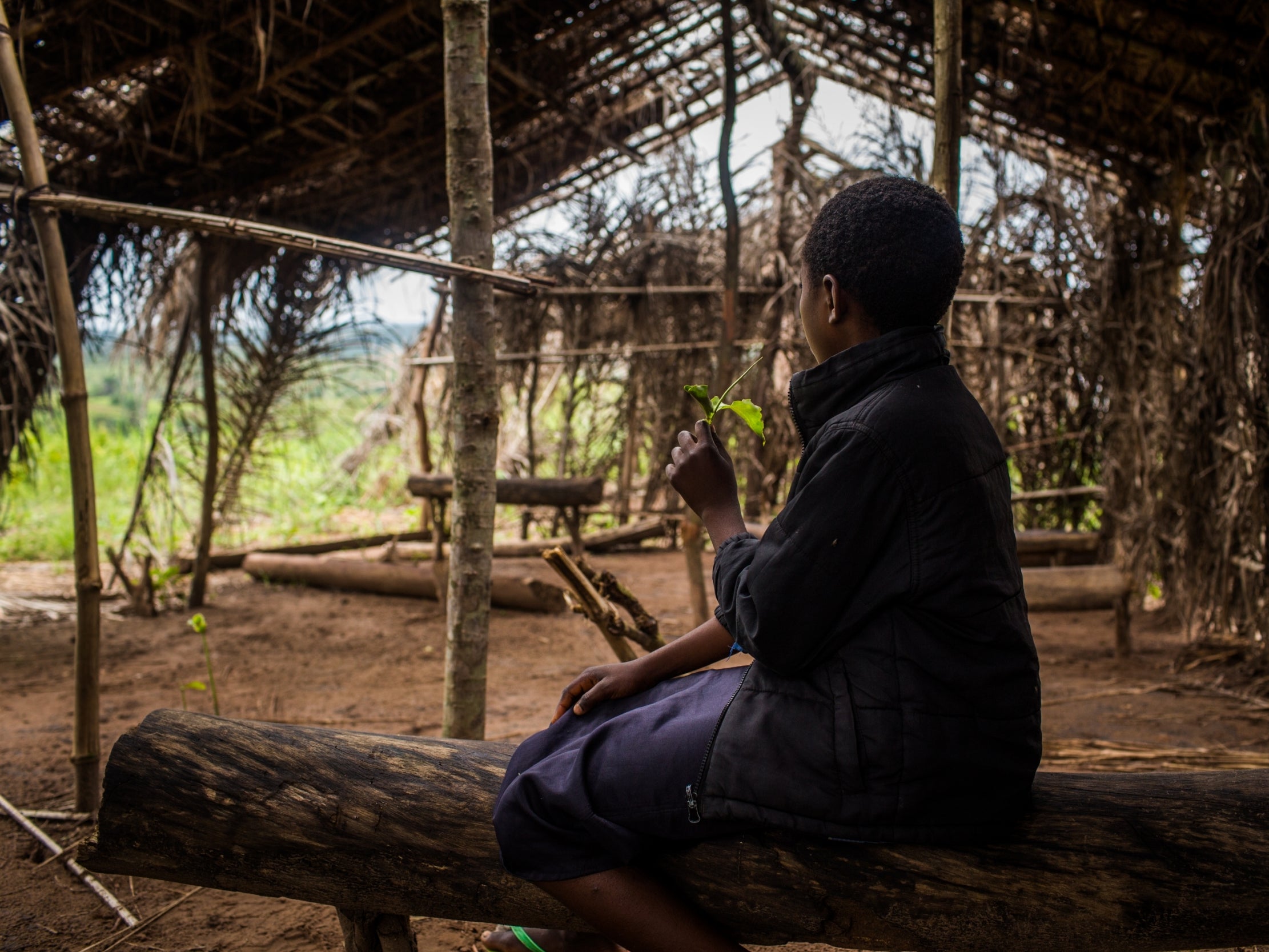 Fighting in the Democratic Republic of Congo has destroyed Tshiela’s school, but charities in the region are working to ensure she never misses a class