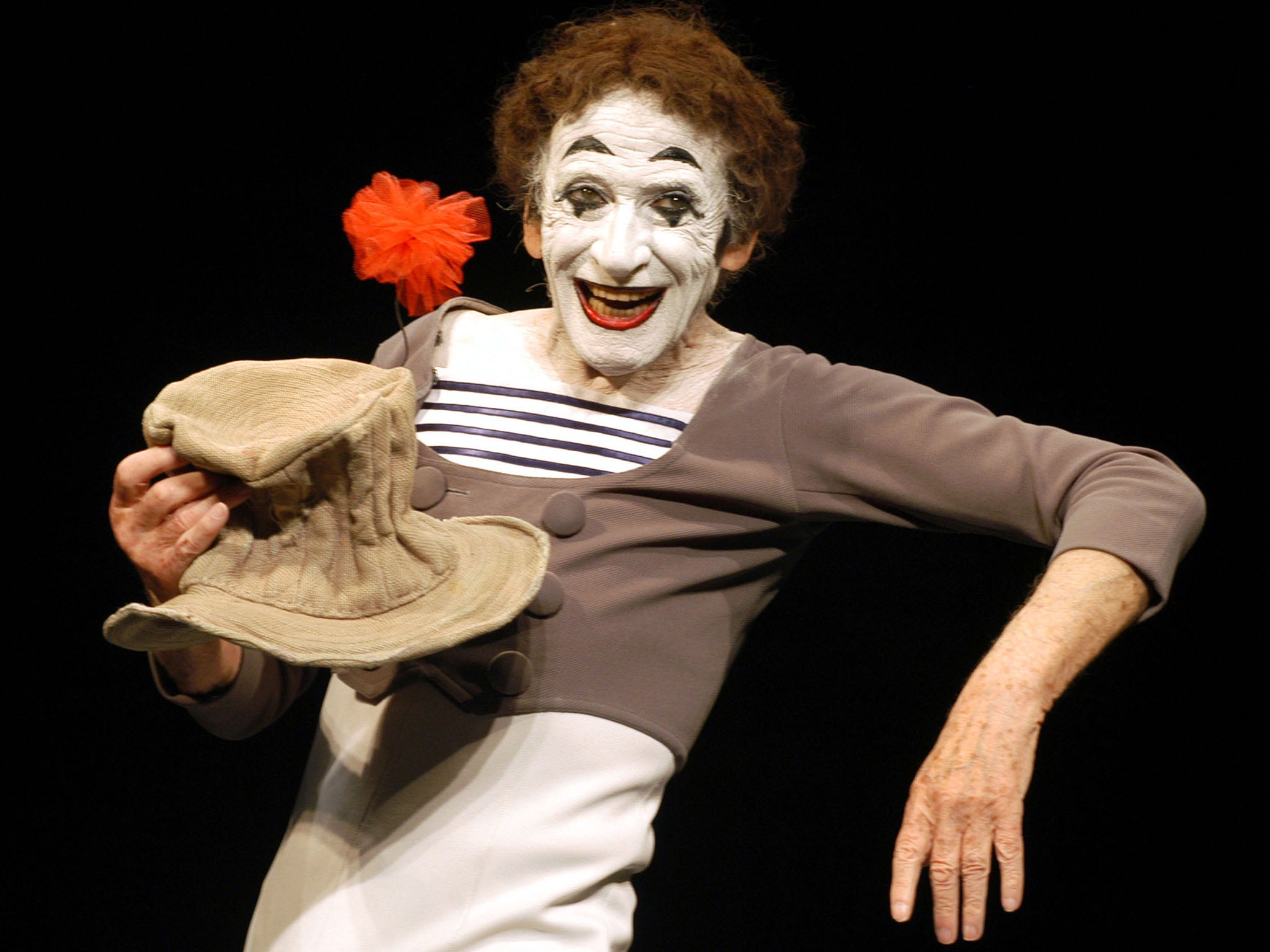 Marcel Marceau and mime became inextricably linked in the public mind across the world