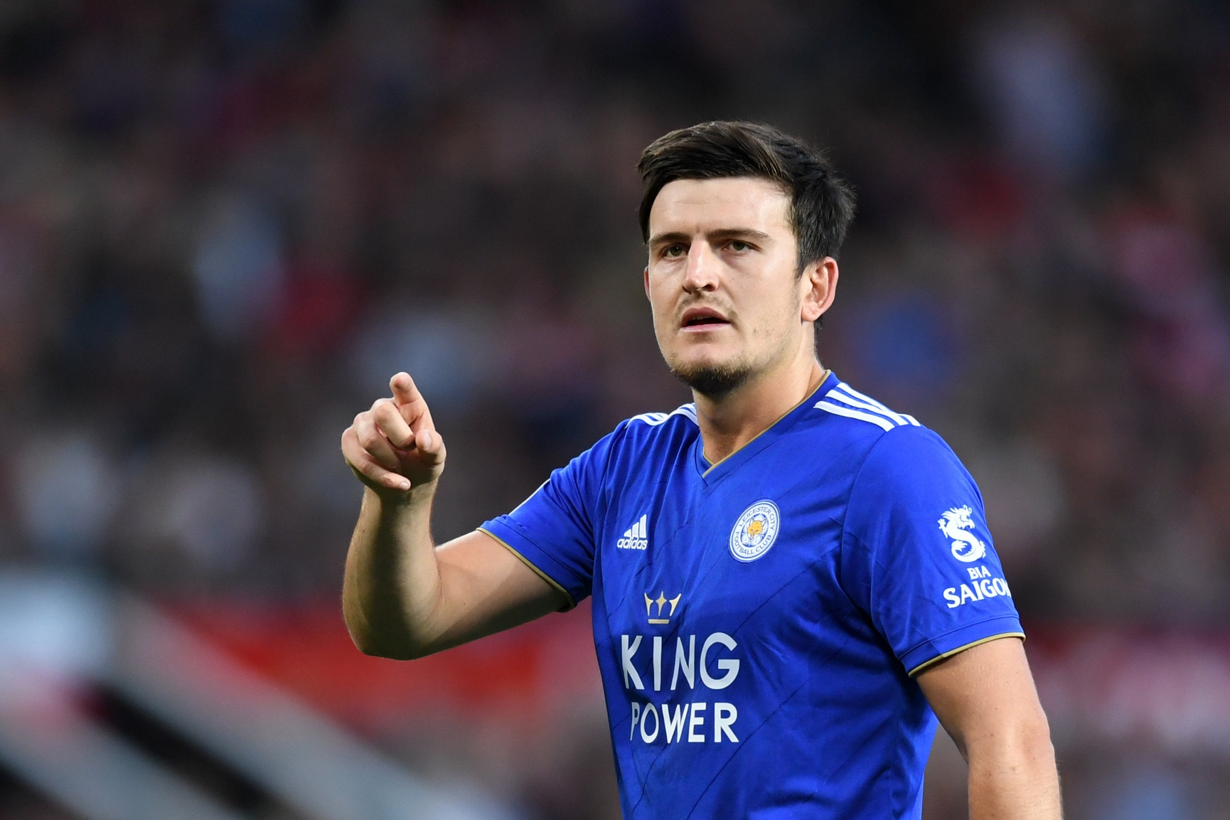 Schmeichel wants Harry Maguire to sign a new contract (Getty)