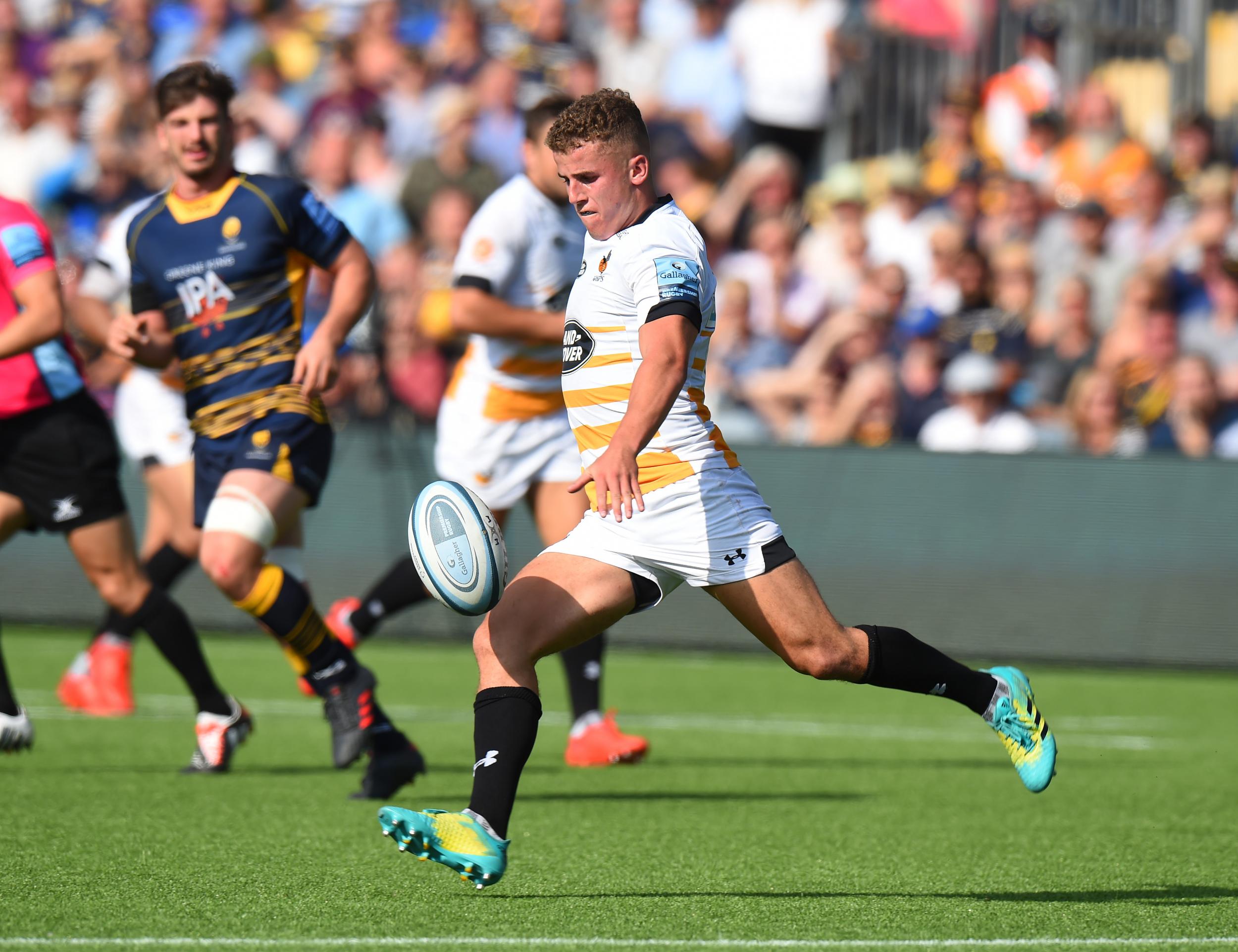 Billy Searle started at No 10 for Wasps in the absence of Lima Sopoaga and Jimmy Gopperth