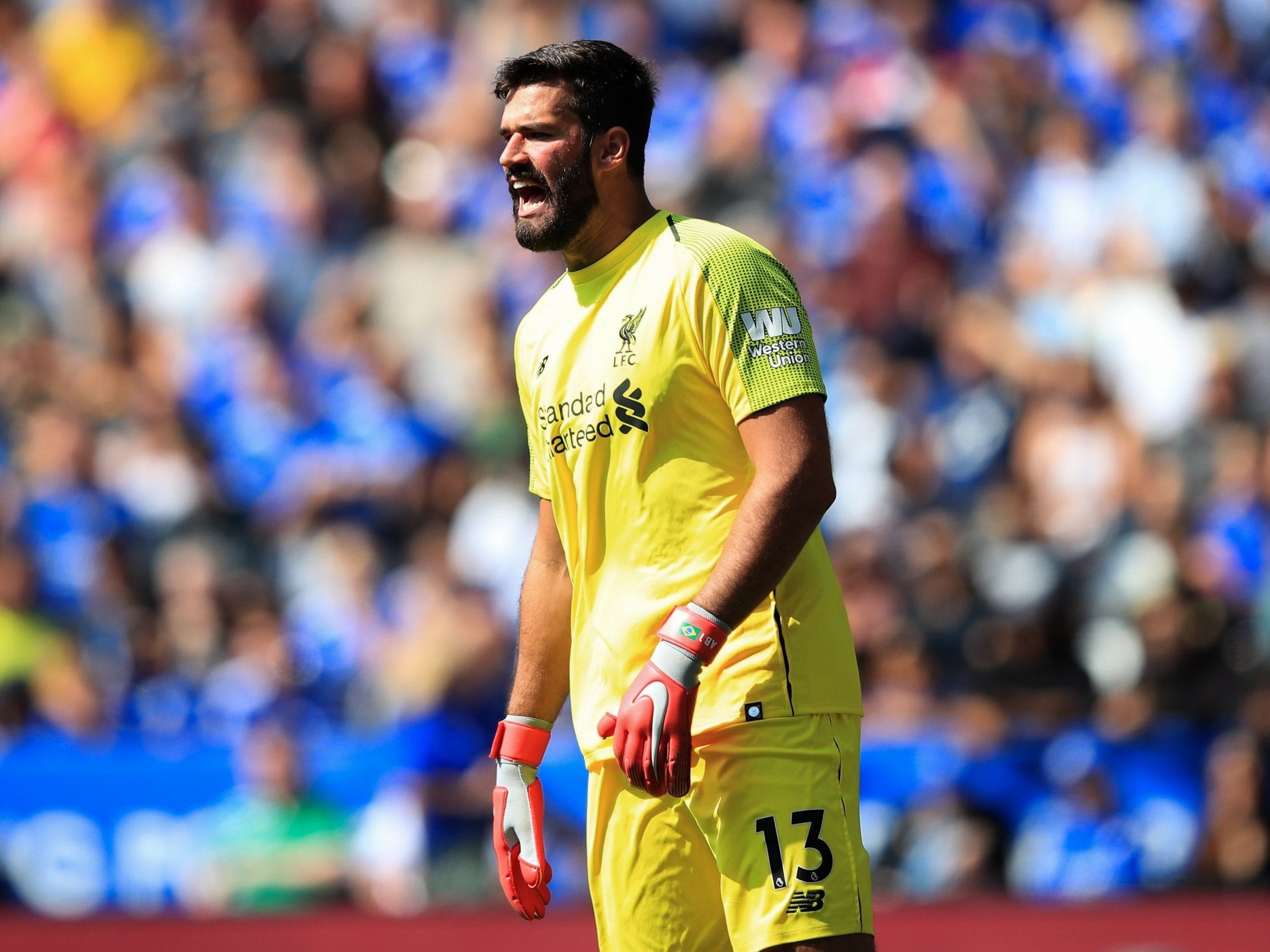 Pickford said Alisson would learn from his mistake against Leicester