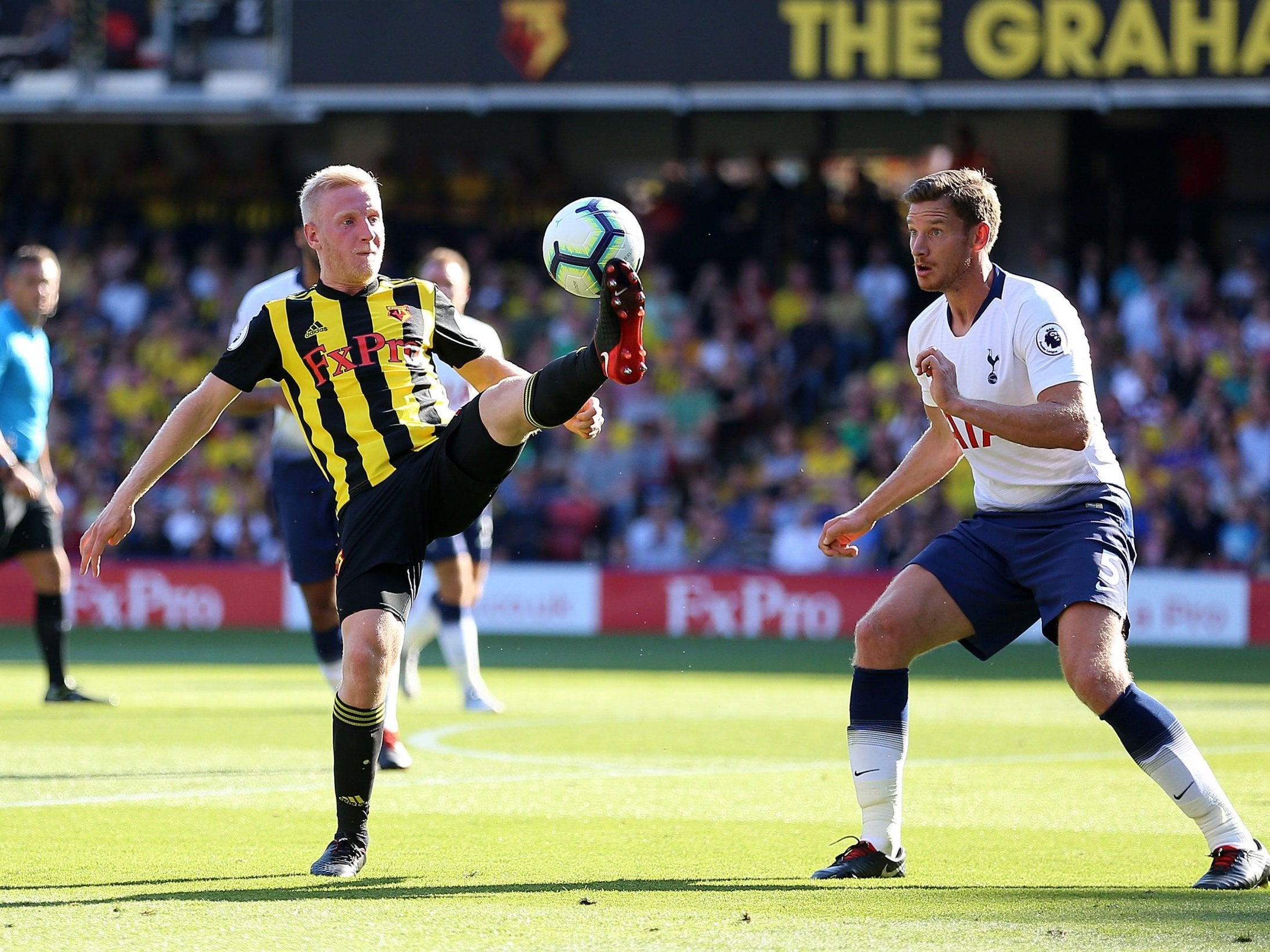 Will Hughes ran Watford's midfield in the 2-1 victory over Tottenham