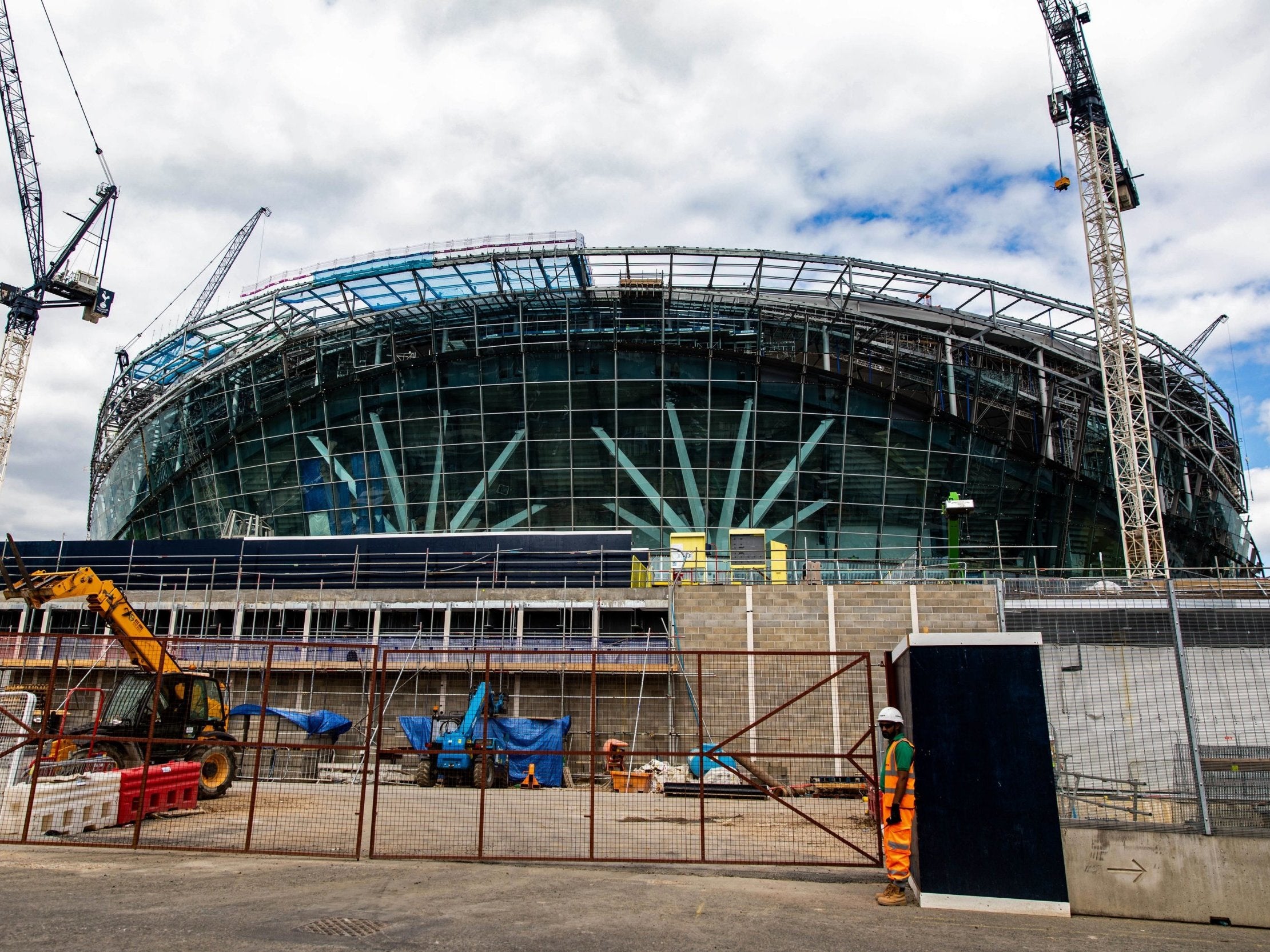 Tottenham's new stadium remains a work in progress