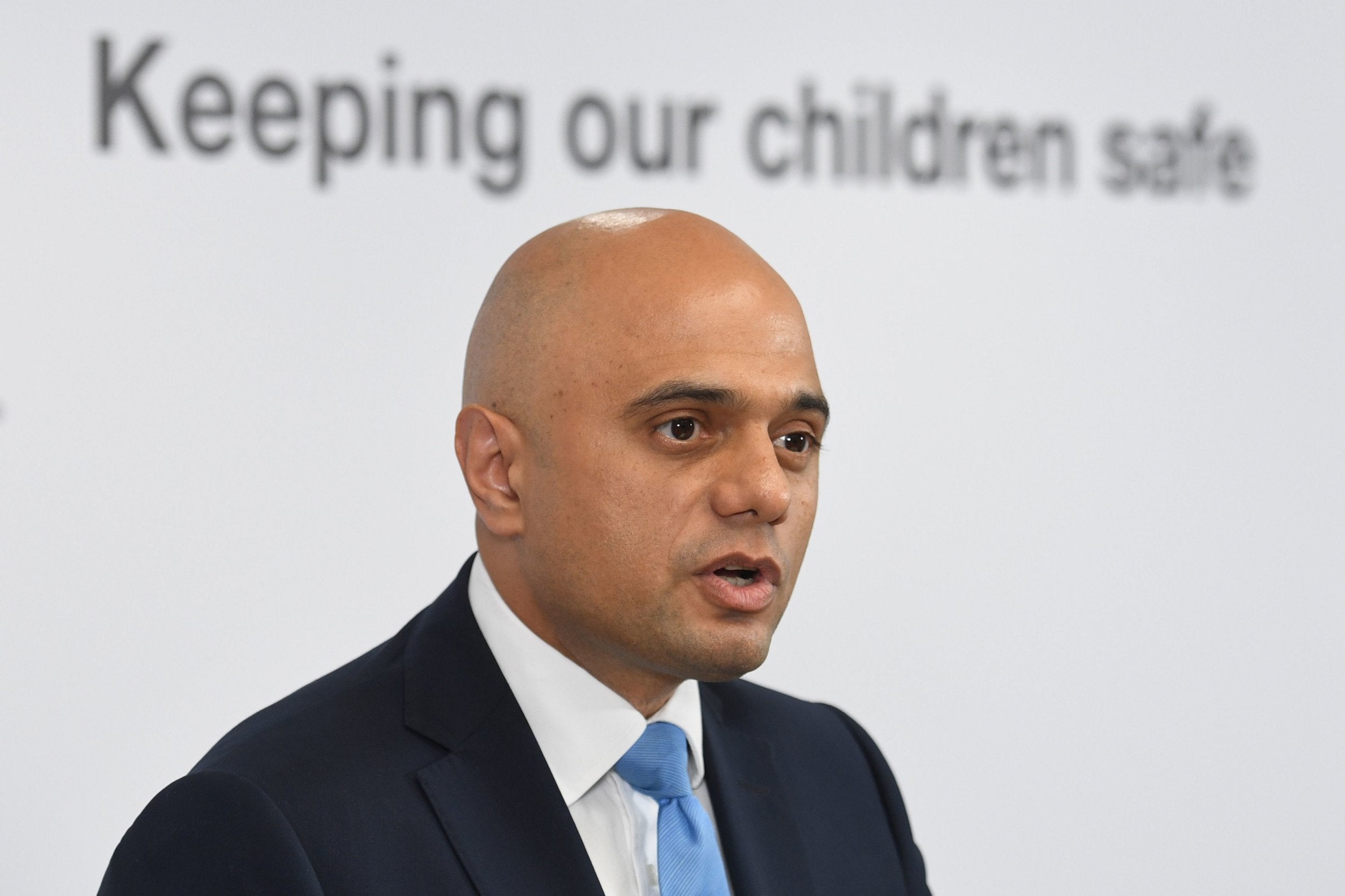 Sajid Javid, home secretary, is distancing himself from restrictions put on stop and search by Theresa May in 2014 (Stefan Rousseau/PA)