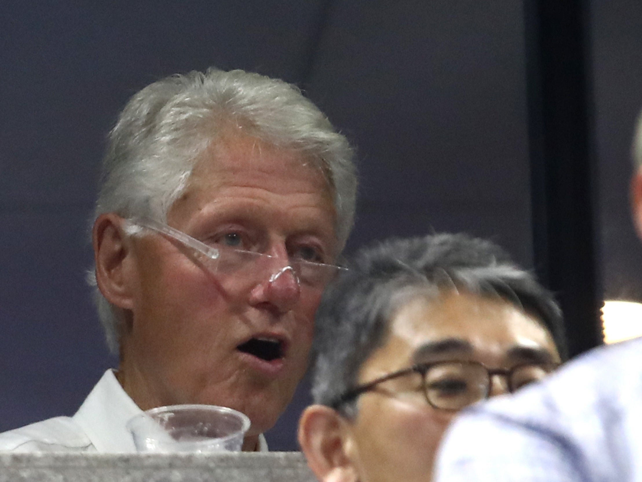 Even former president Bill Cllinton couldn't believe what he was seeing