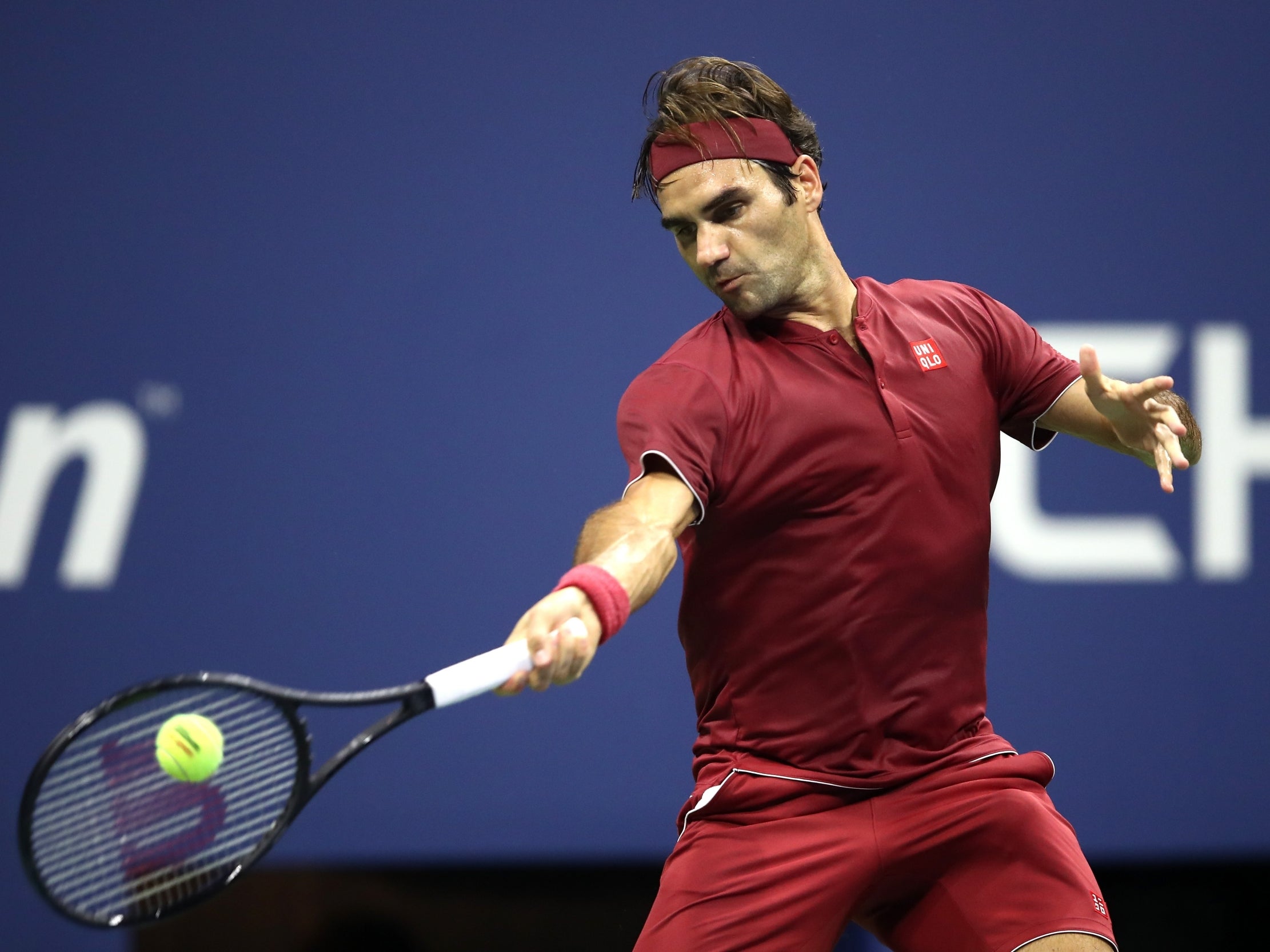 Federer made a strong start against Millman as he won the first set.