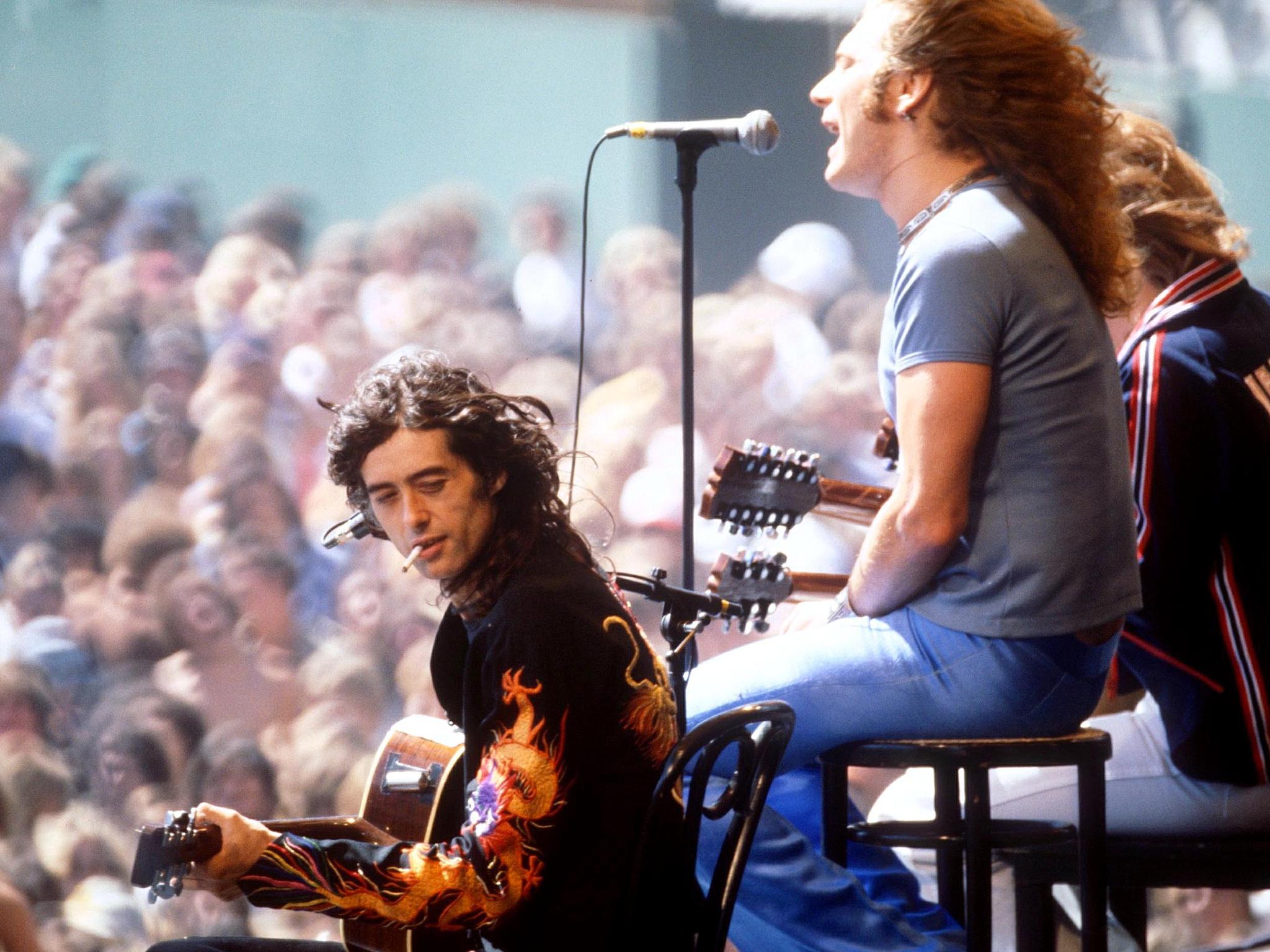 Double trouble: The ‘shy and delicious’ Jimmy Page and the ‘mighty’ Robert Plant