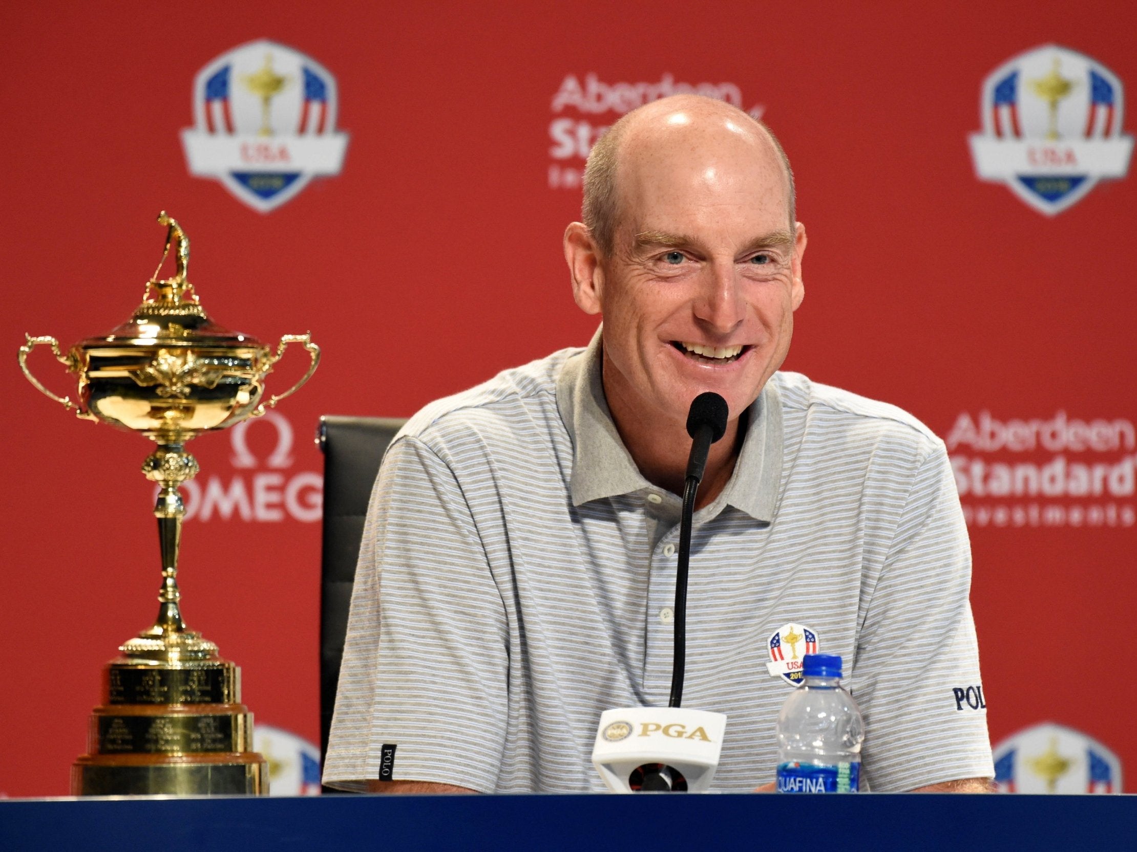 Jim Furyk announced three of his four Ryder Cup picks