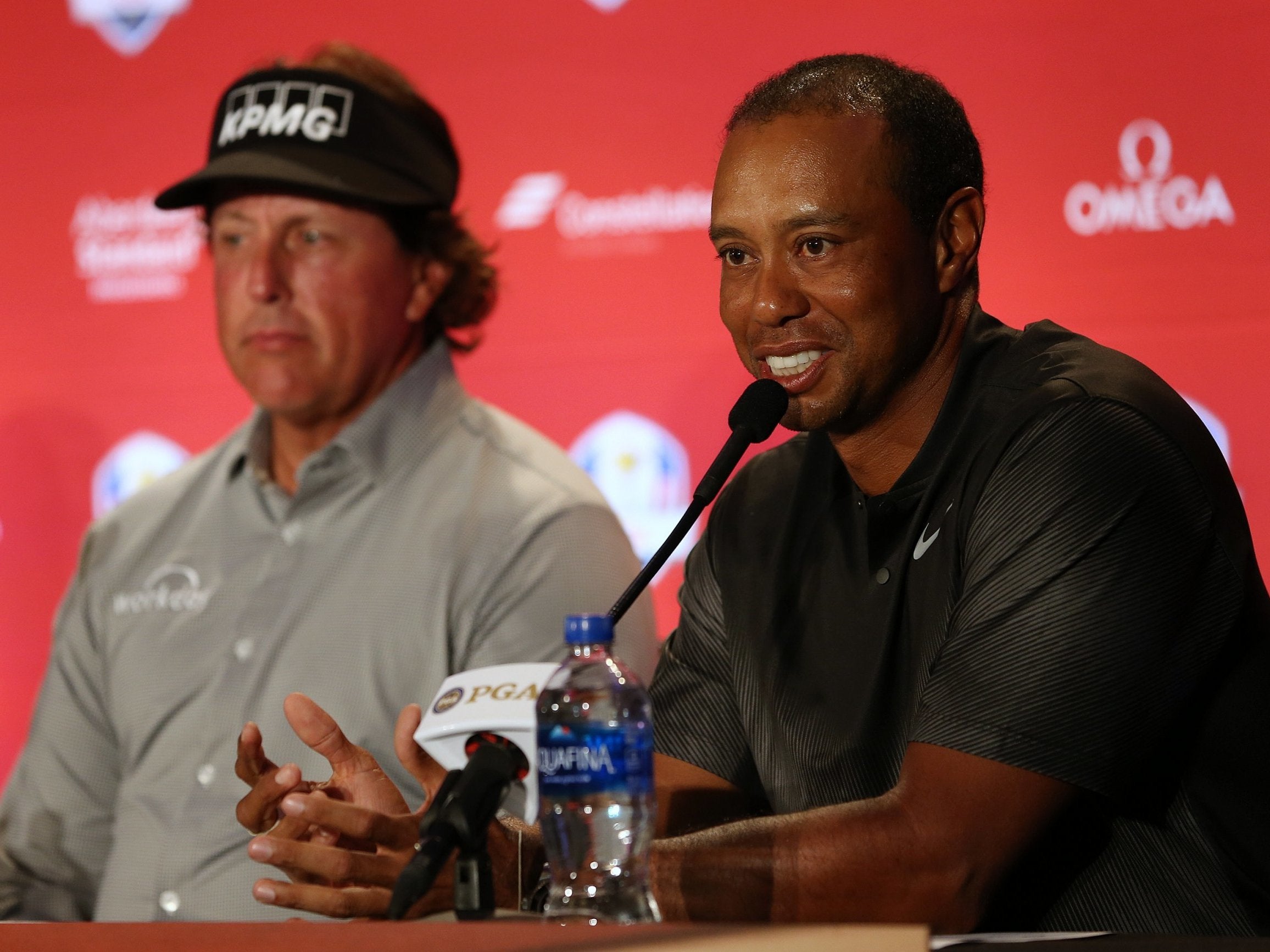 Tiger Woods and Phil Mickelson have been named as two of Jim Furyk's wild-card picks