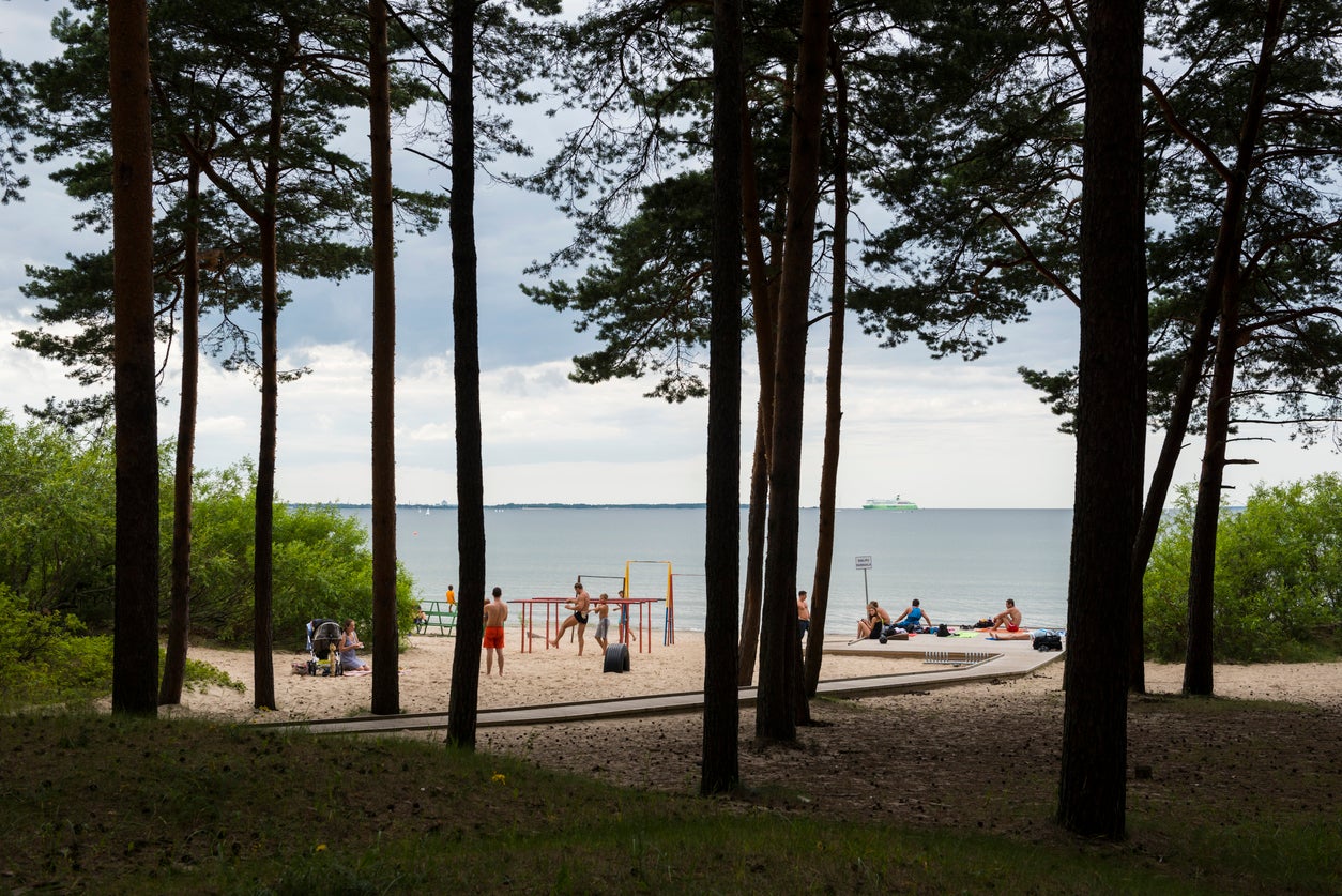 Swap inner city for sand at Pirita Beach