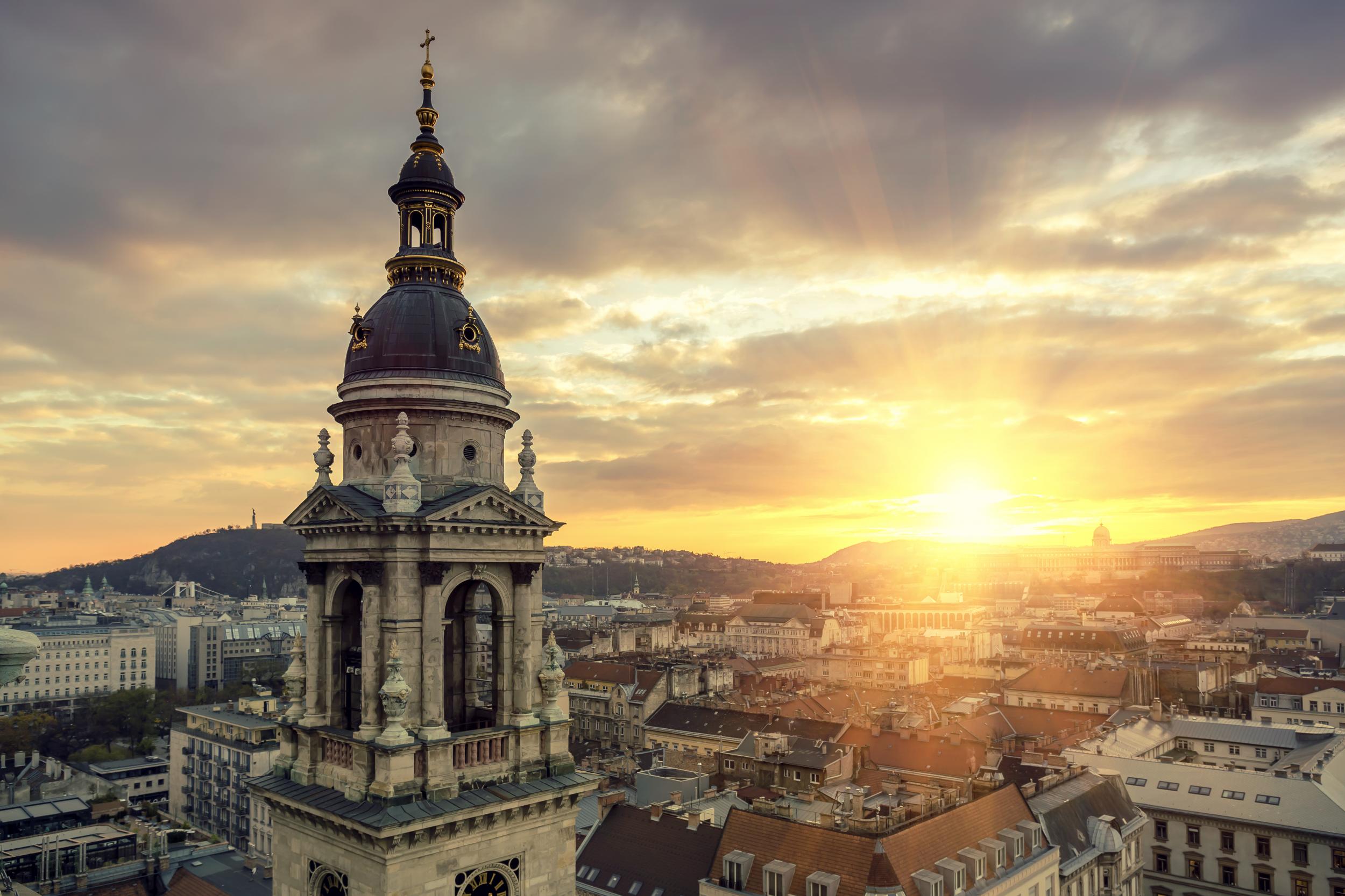 Gellert Hill, Castle Hill and St Stephen’s Basilica in the Hungarian capital