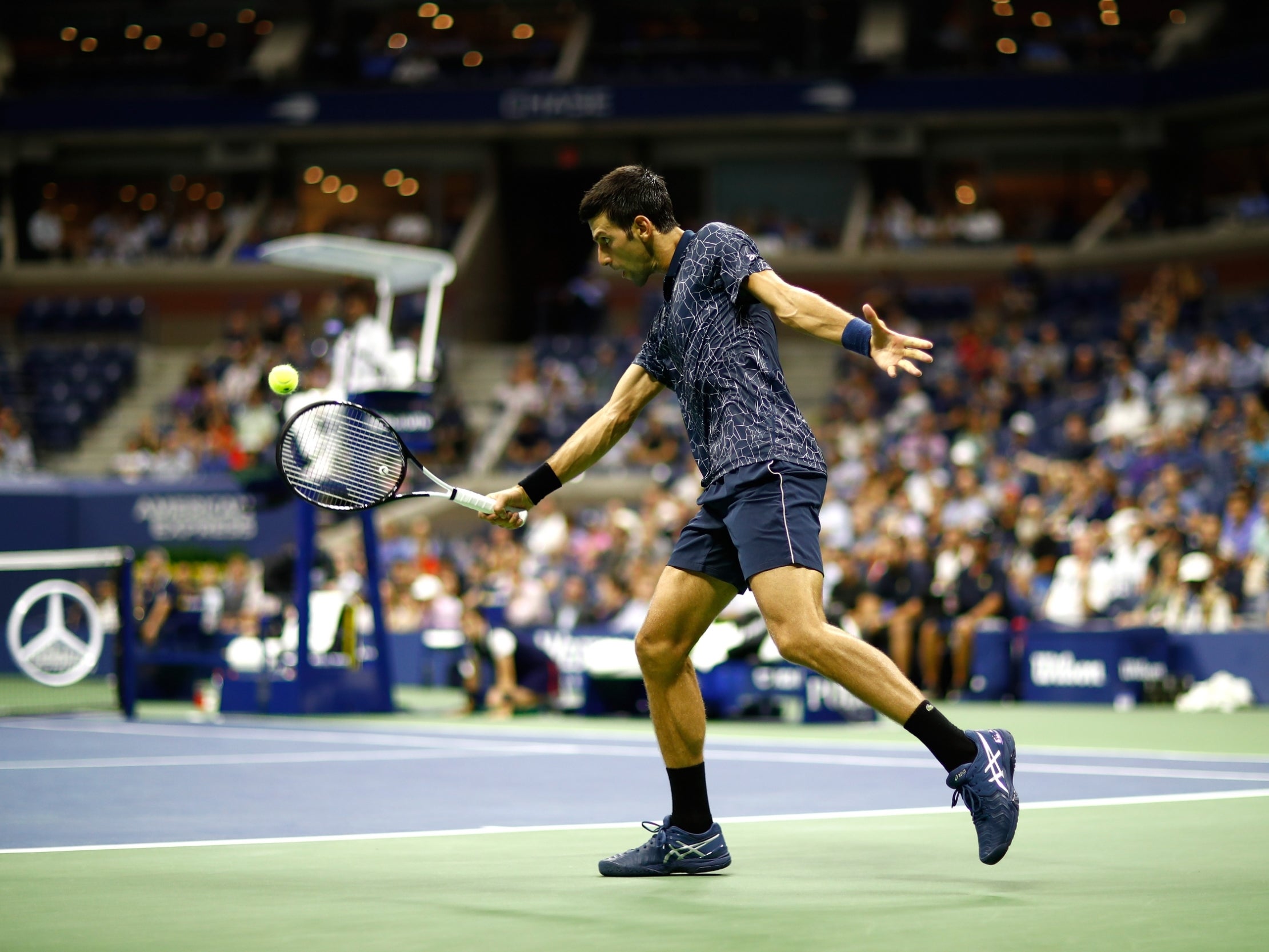 Djokovic managed to win the quarter-final in straight-sets