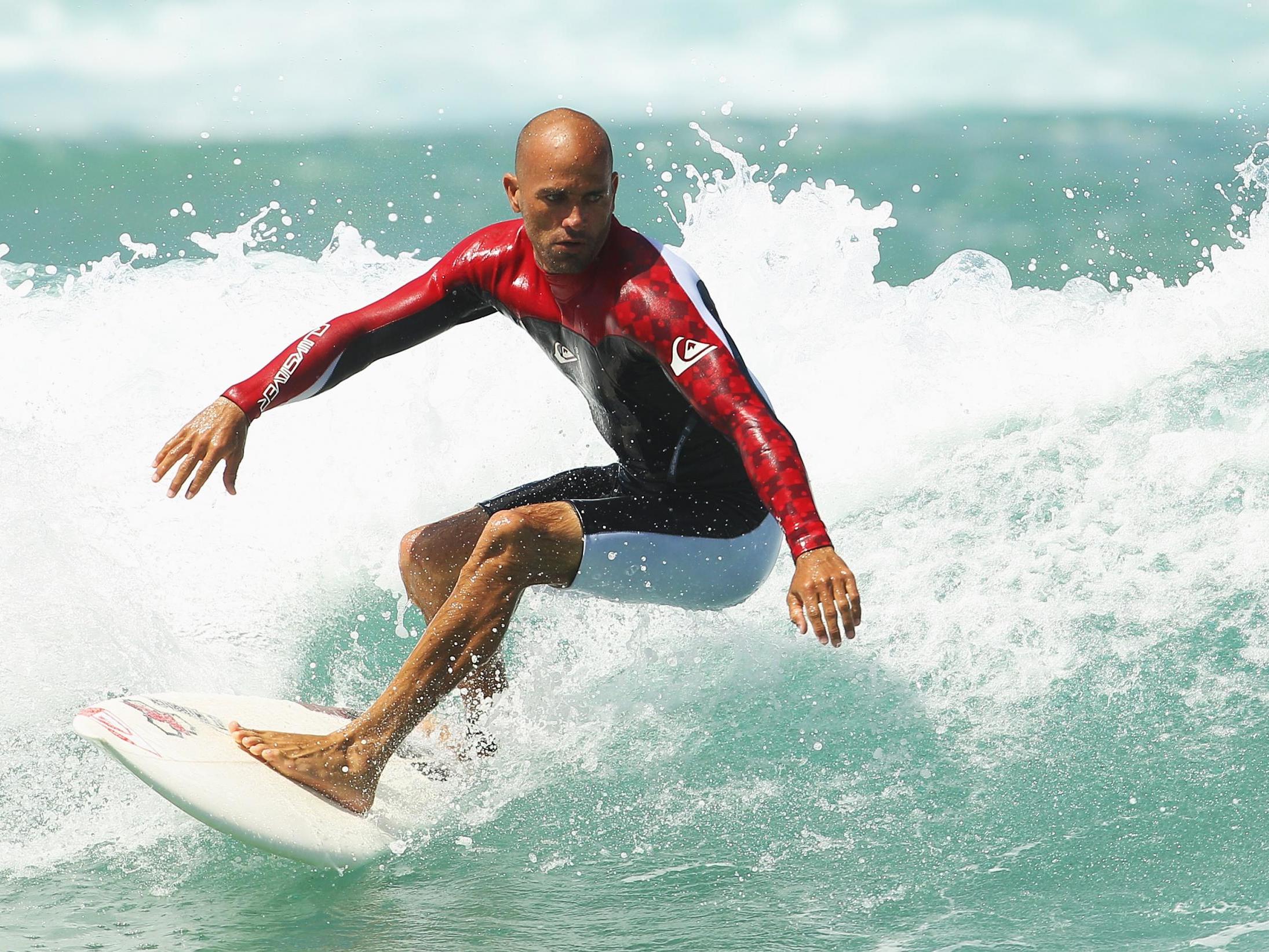 Kelly Slater in action at Bondi Beach