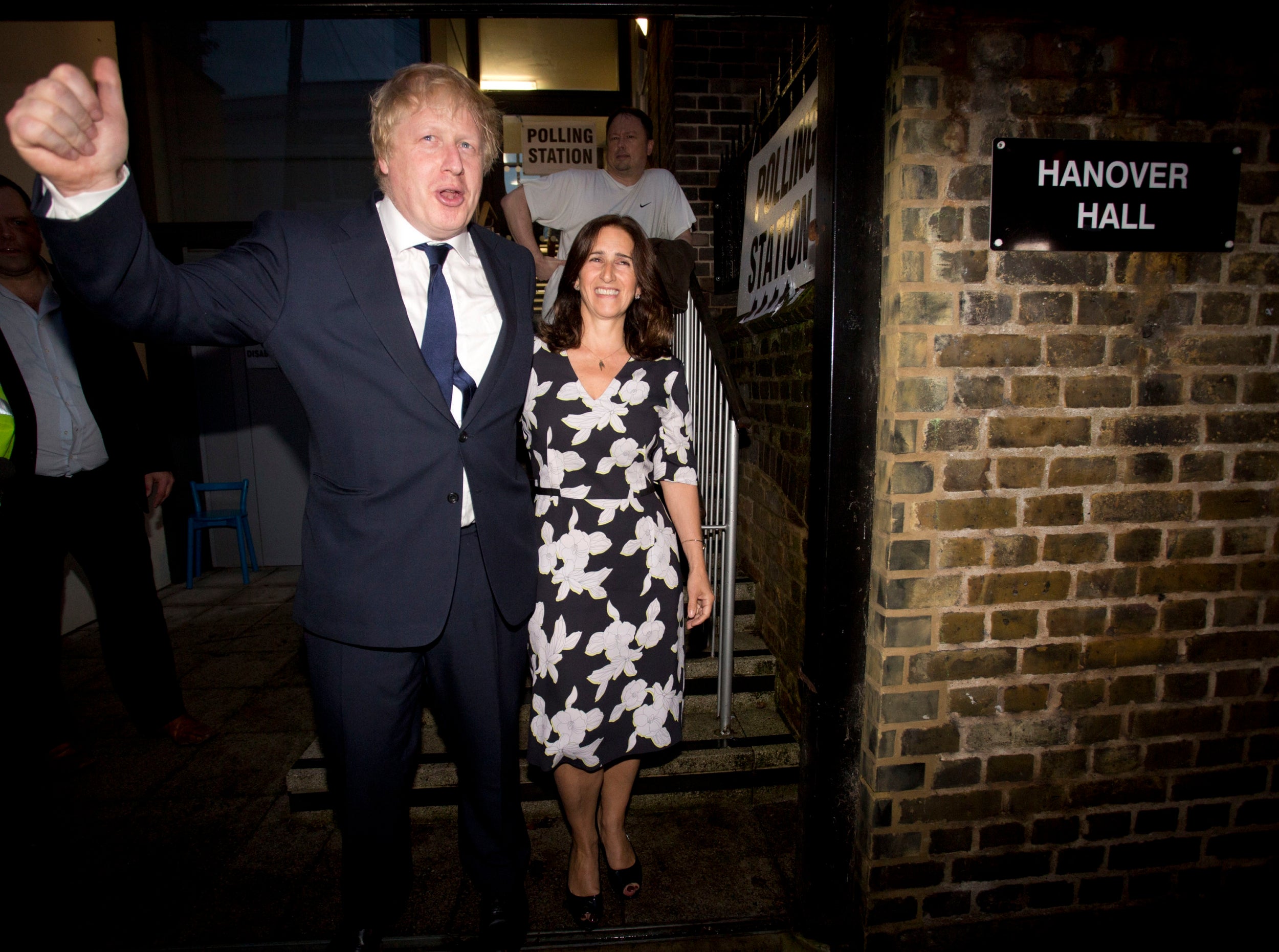 Boris Johnson and Marina Wheeler before their separation