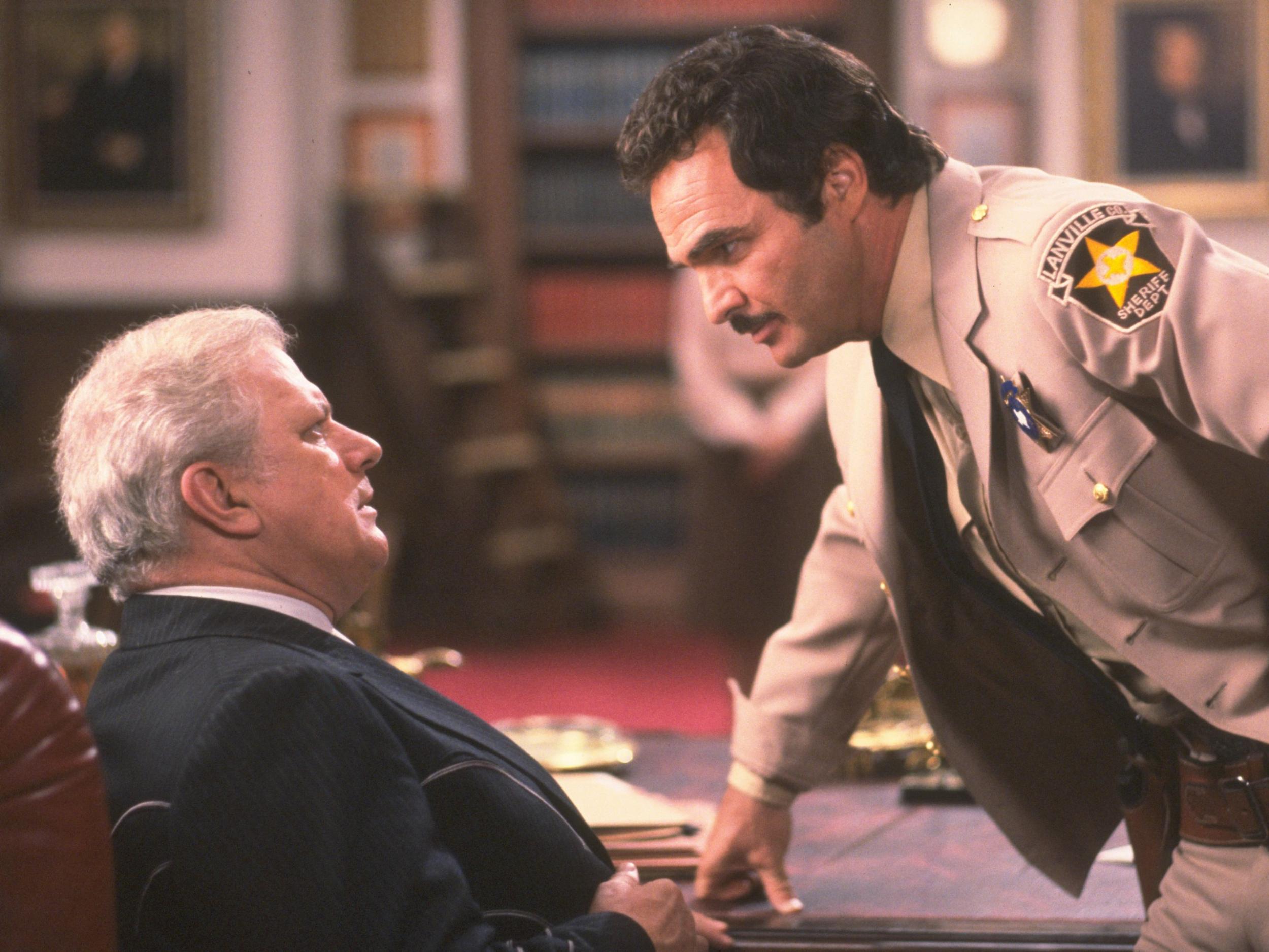 Burt Reynolds with Charles Durning in The Best Little Whorehouse In Texas