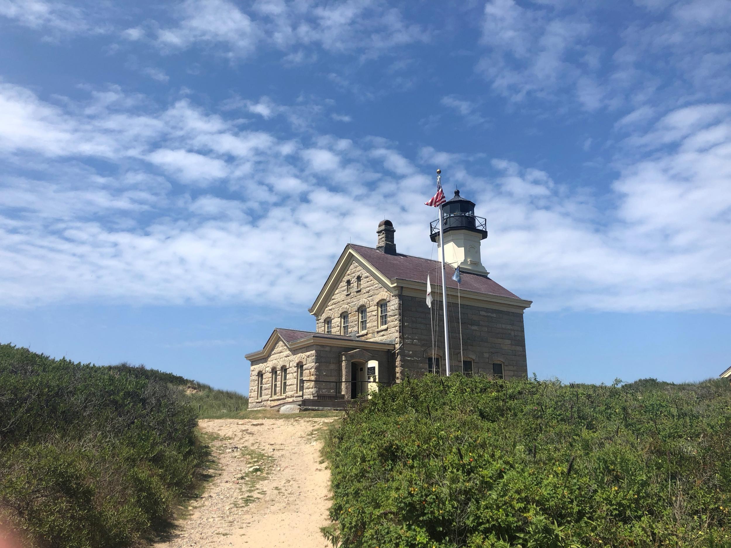 The Block Island lighthouse is a US Historic Landmark (Joel Porter)