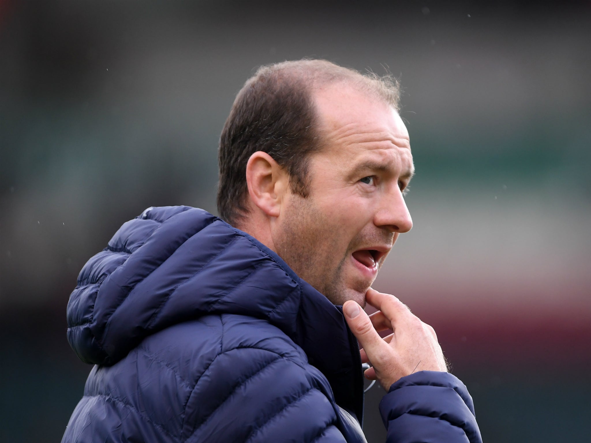 Leicester Tigers interim head coach Geordan Murphy