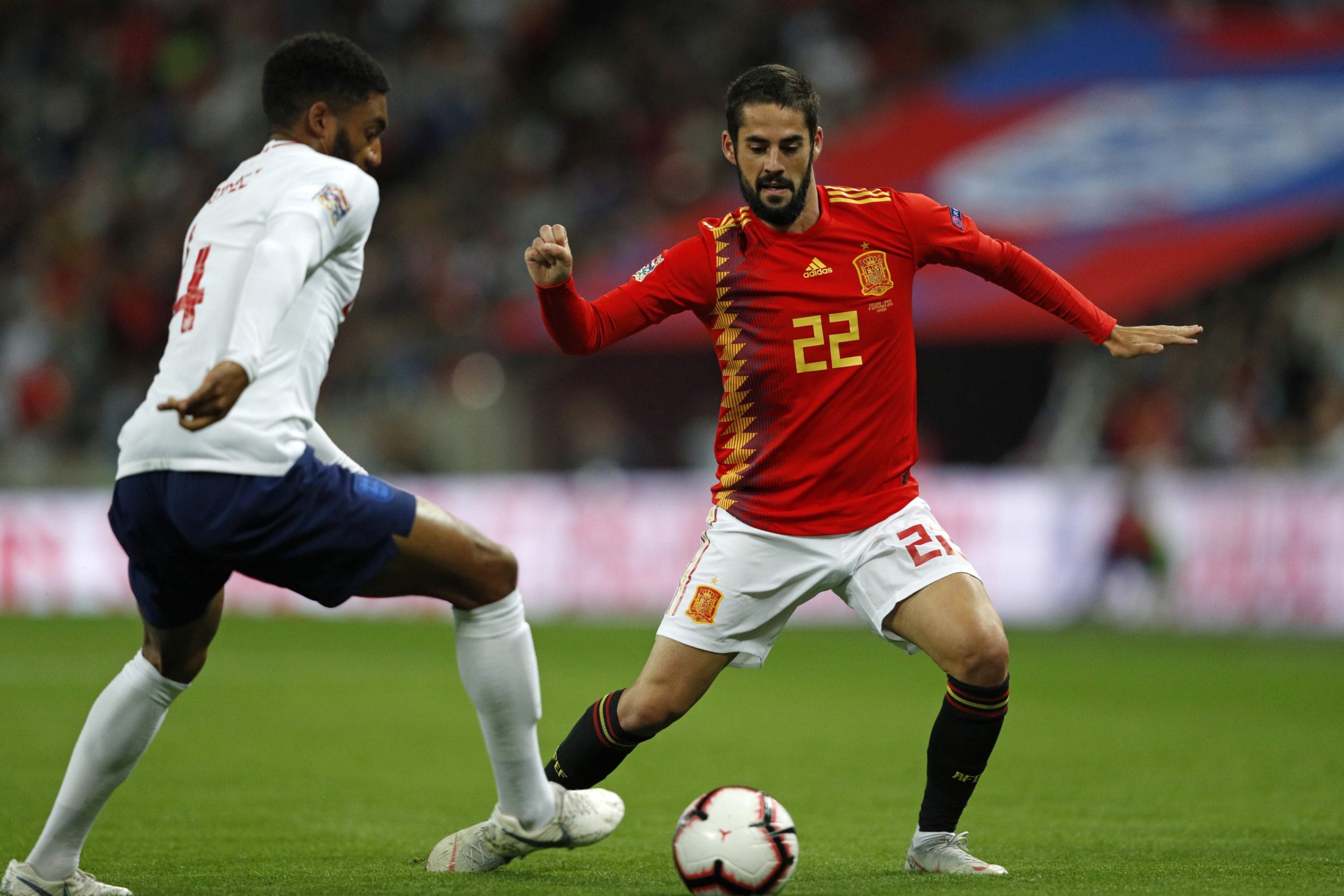 Isco was part of Spain's rampant midfield