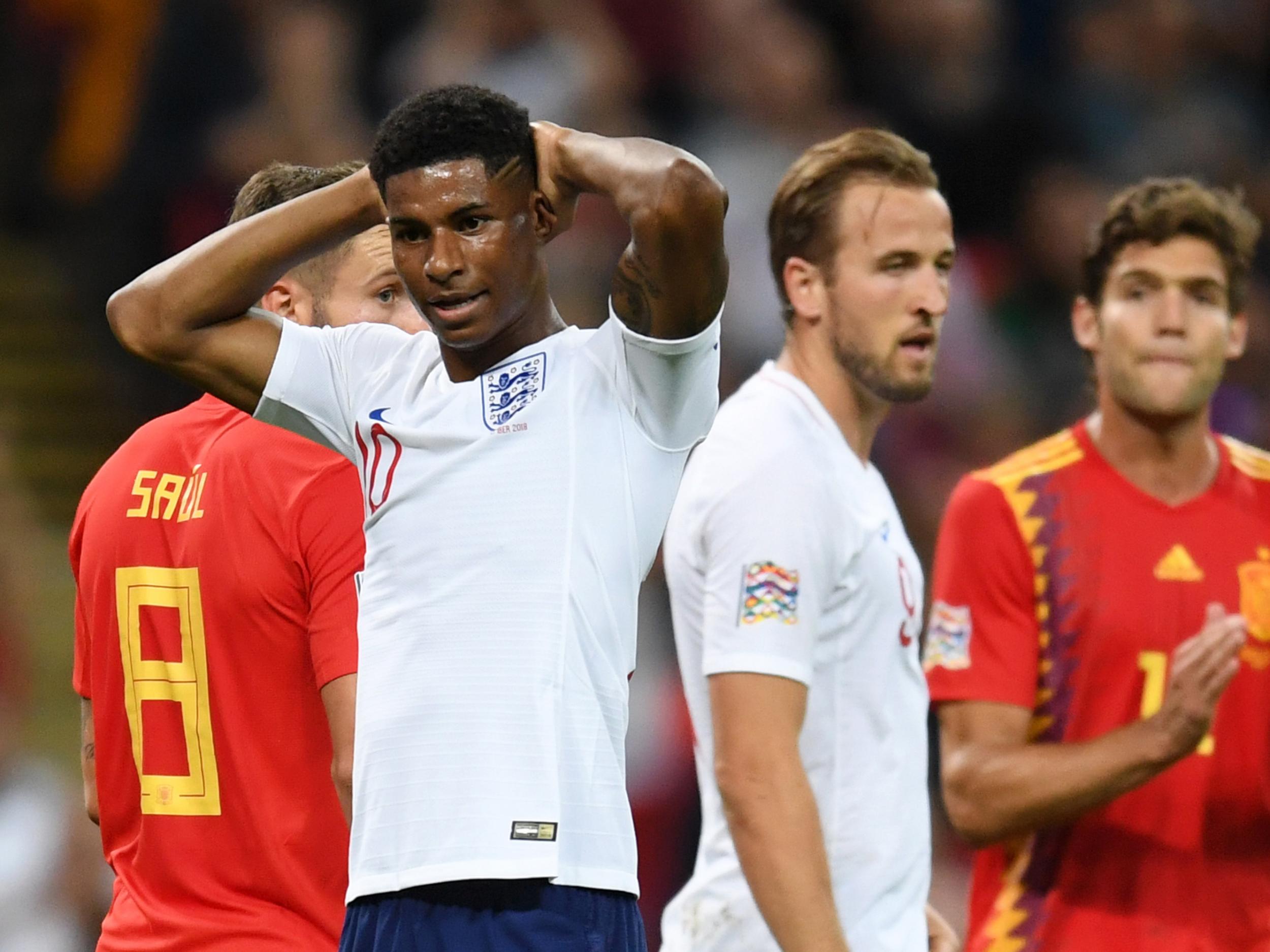 It was a frustrating night for England