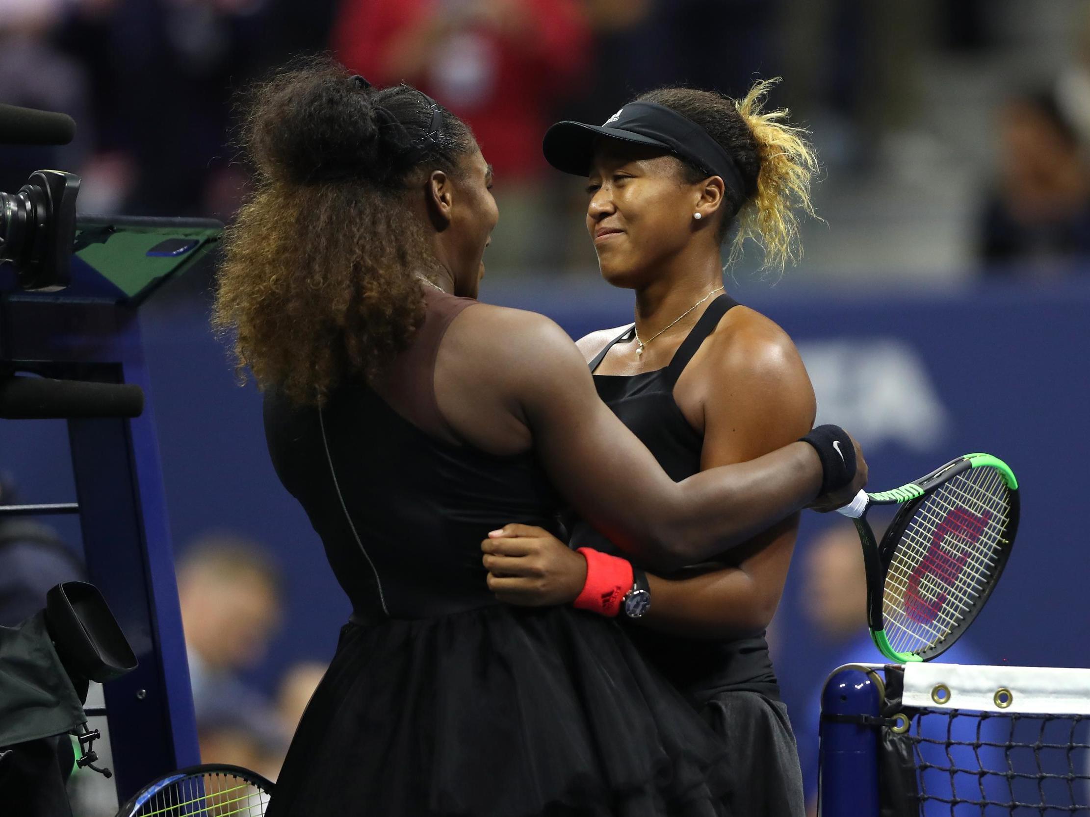 Williams congratulates Osaka on her victory