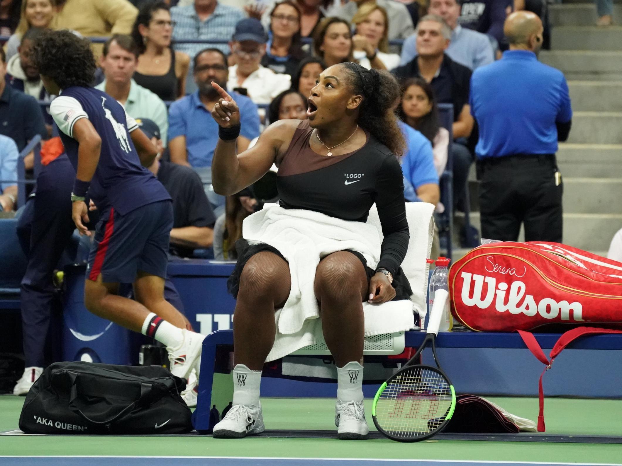 Carlos Ramos's warning for receiving coaching from her box left Serena Williams enraged