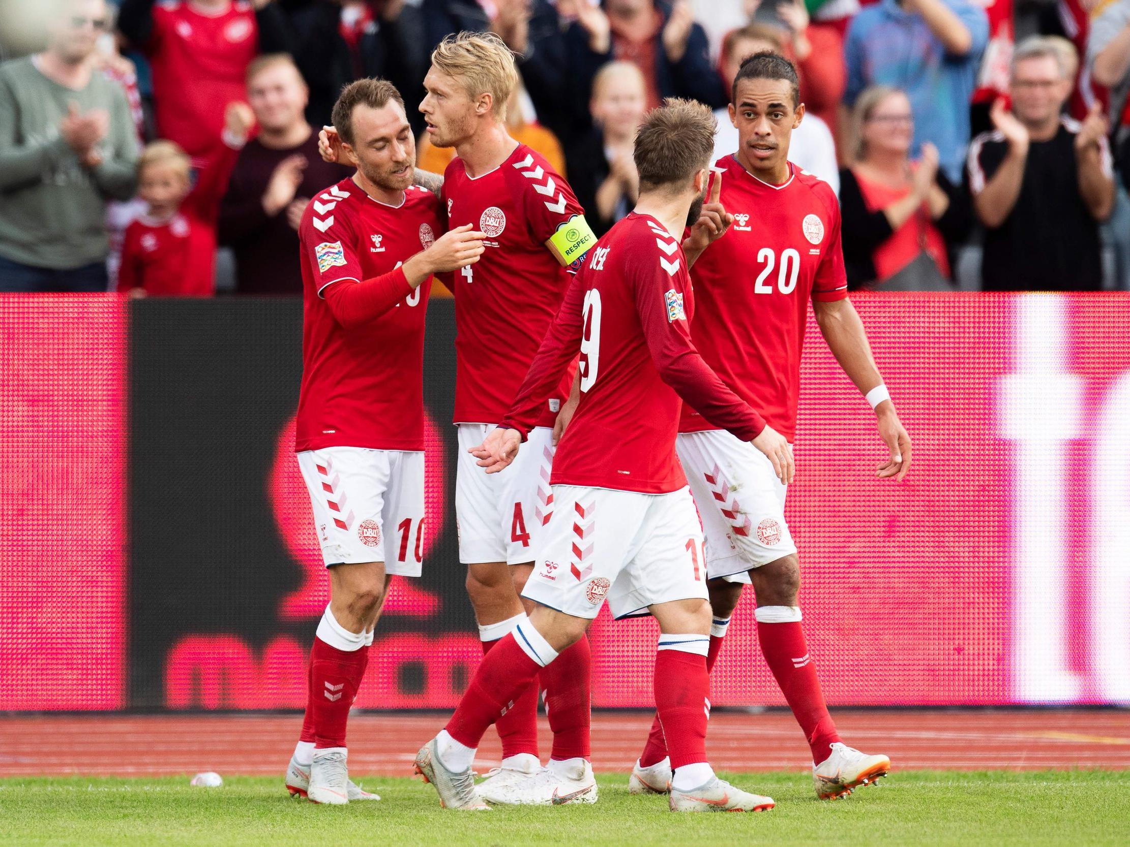 Denmark move top of Group B in the Nations League